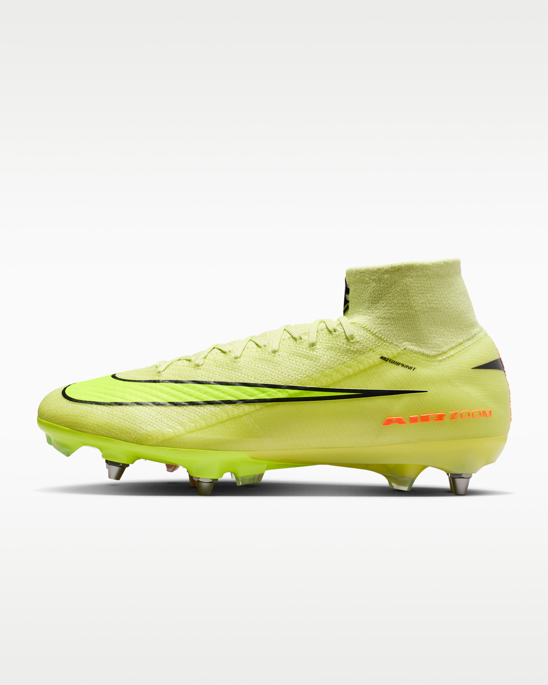 Nike Mercurial Superfly 10 Elite SG-Pro High-Top-Fußballschuh - Limelight/Hyper Crimson/Volt