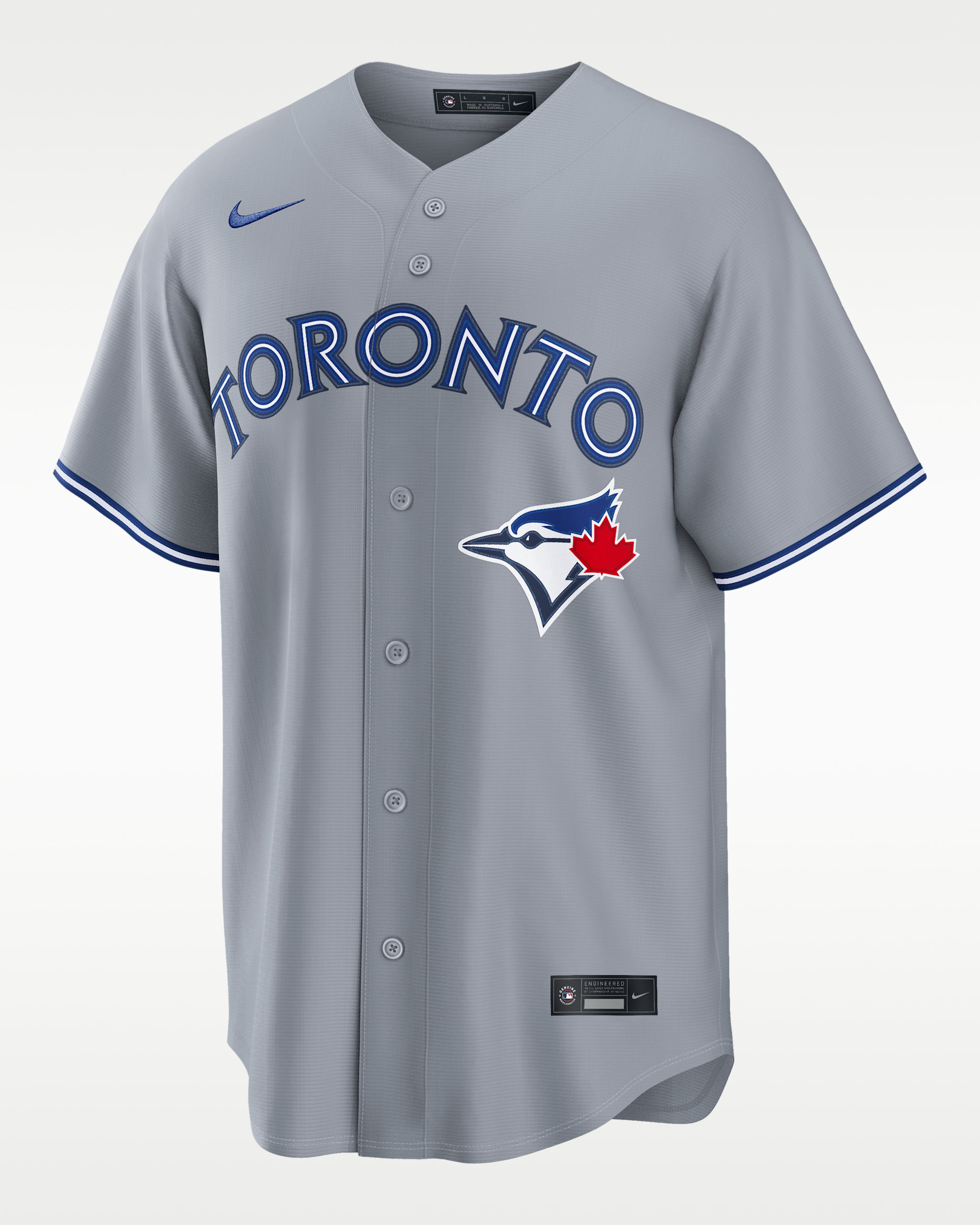 Anthony Santander Toronto Blue Jays Men's Nike MLB Replica Jersey - Grey