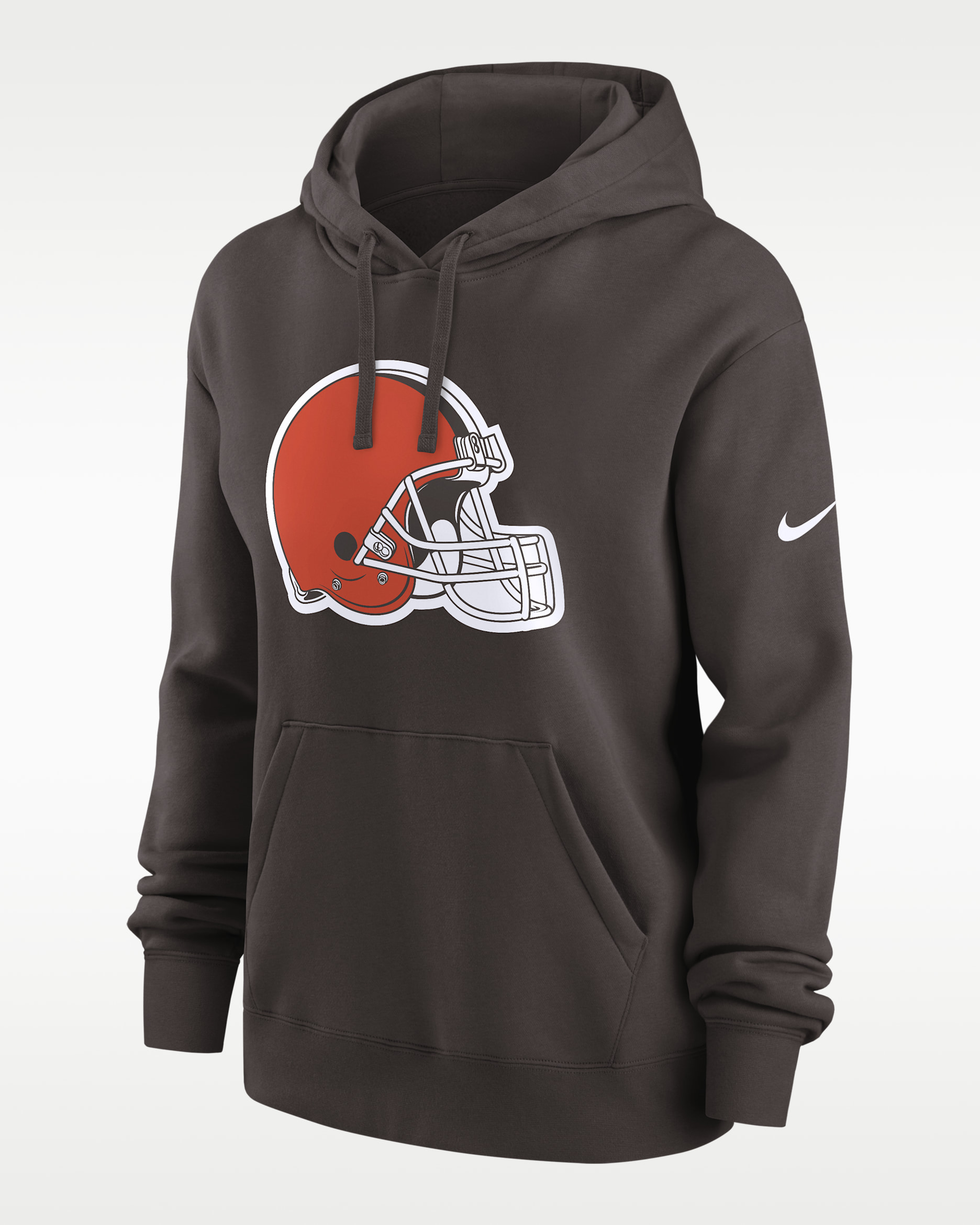 Cleveland Browns Club Women's Nike NFL Pullover Hoodie - Brown