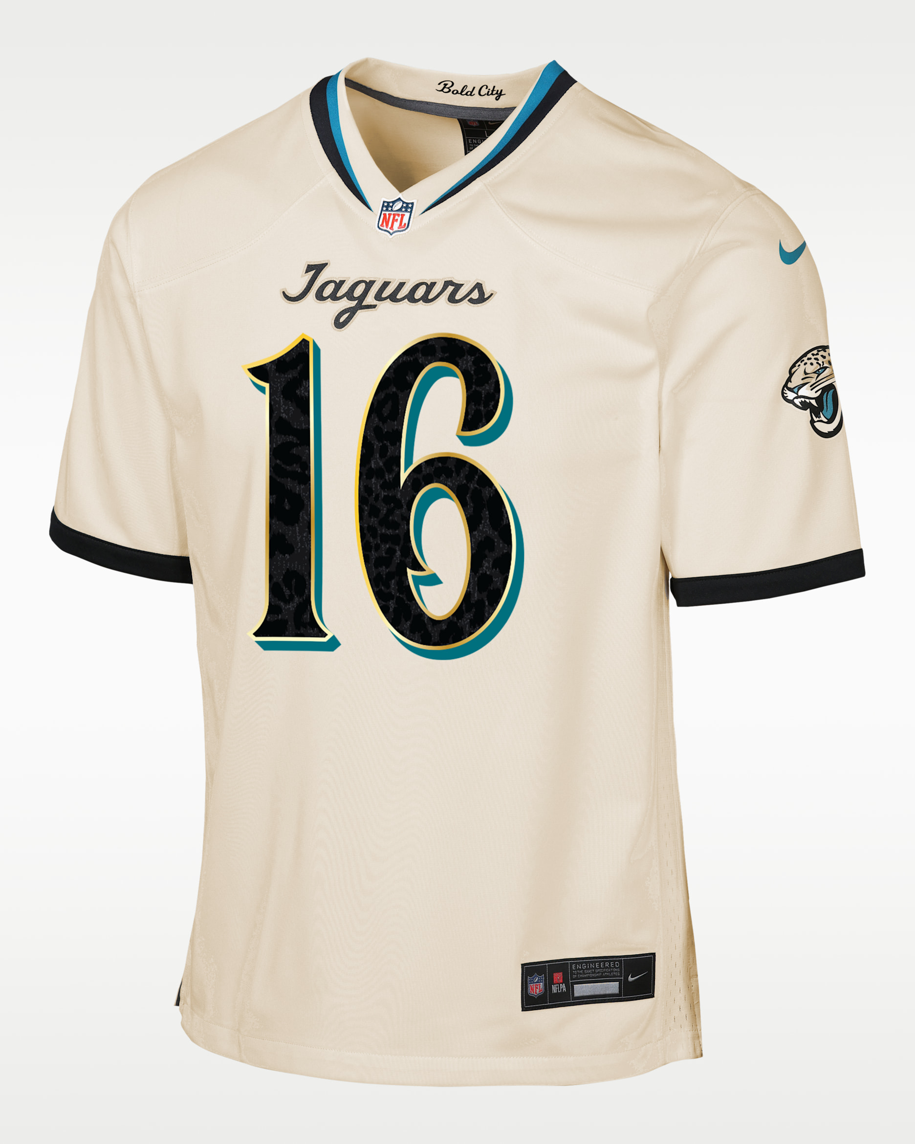 Jersey Nike de la NFL Game para niños talla grande Trevor Lawrence
Jacksonville Jaguars Rivalries Collection - Natural