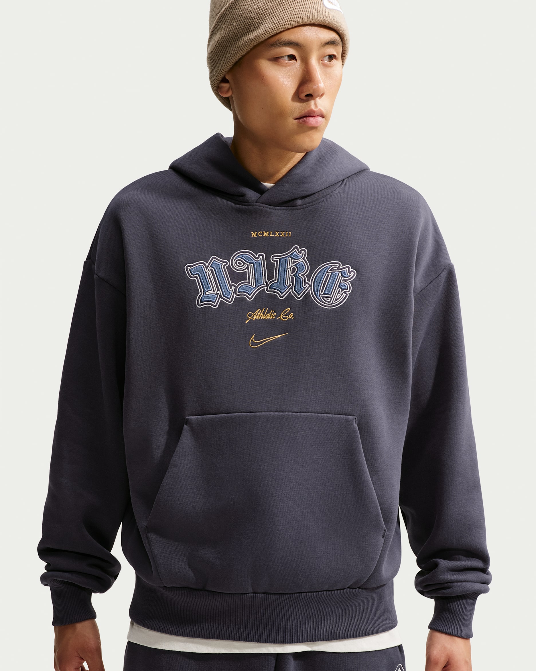 Nike Solo Fleece Men's Pullover Hoodie - Gridiron