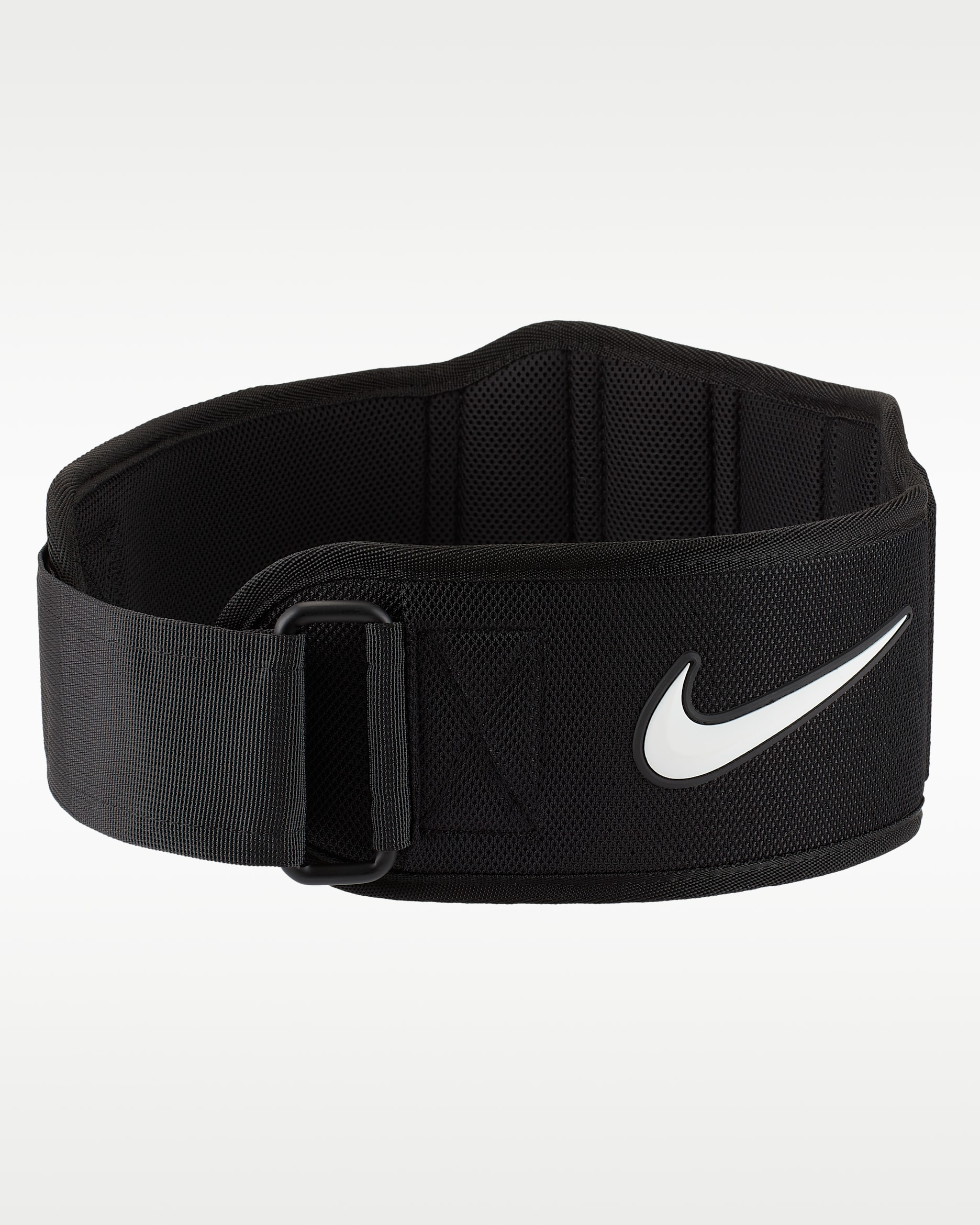 Cinturón de entrenamiento estructurado Nike - Negro/Negro/Blanco