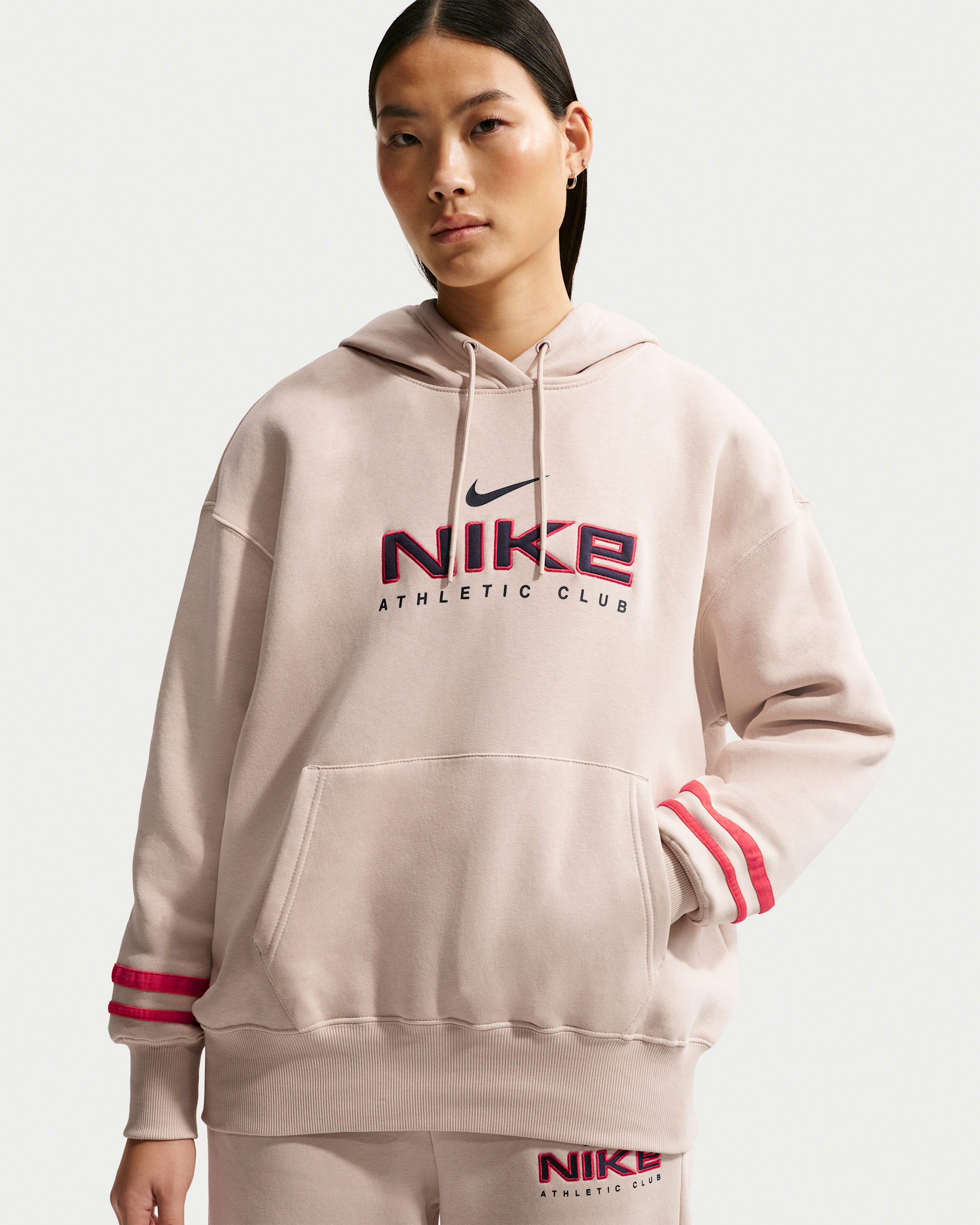 Nike Sportswear Phoenix Fleece Women's Oversized Pullover Hoodie - Sand Drift