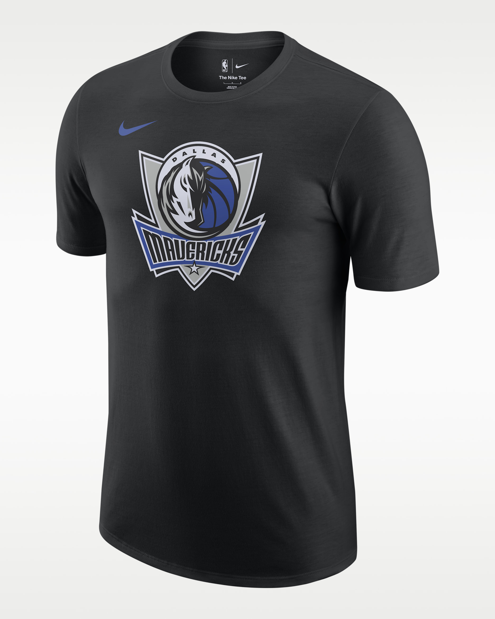 Dallas Mavericks Essential Men's Nike NBA T-Shirt - Black