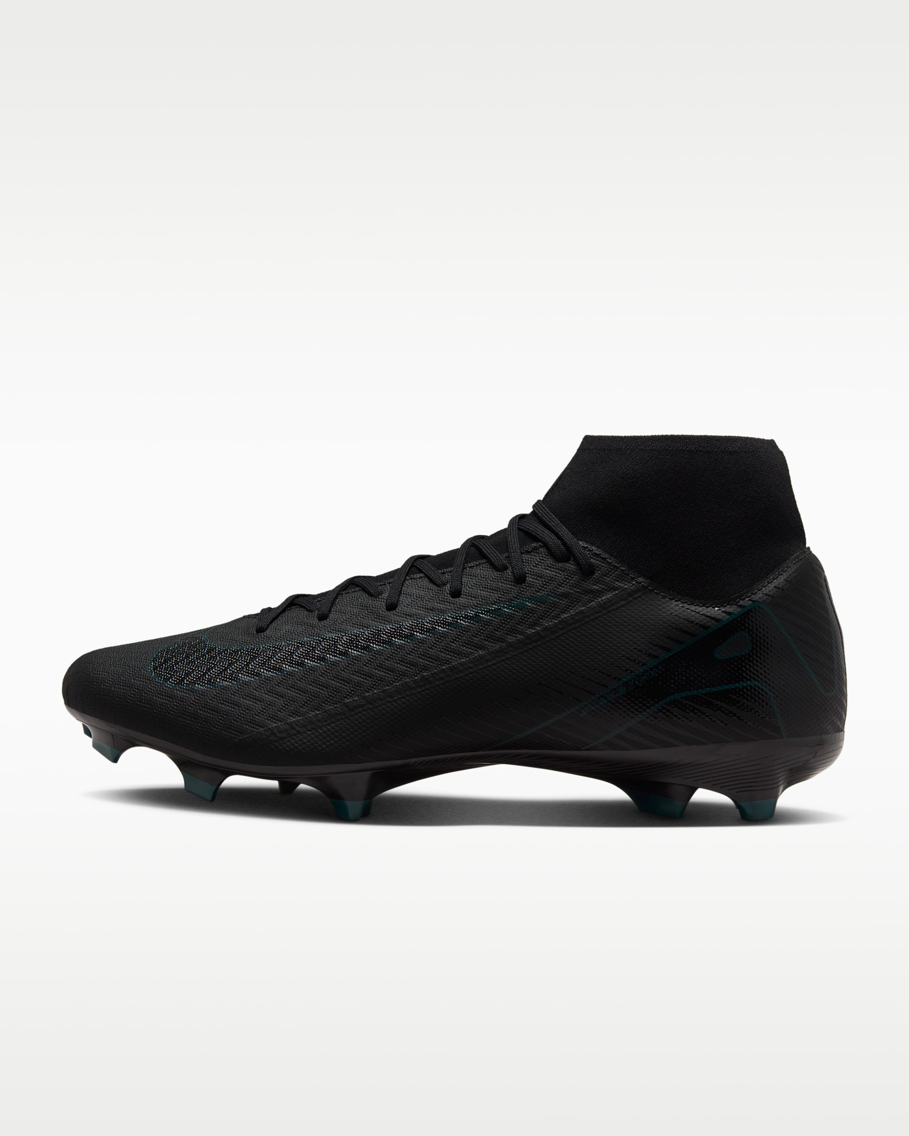 Nike Mercurial Superfly 10 Academy Multi-Ground High-Top Football Boot - Black/Deep Jungle/Black