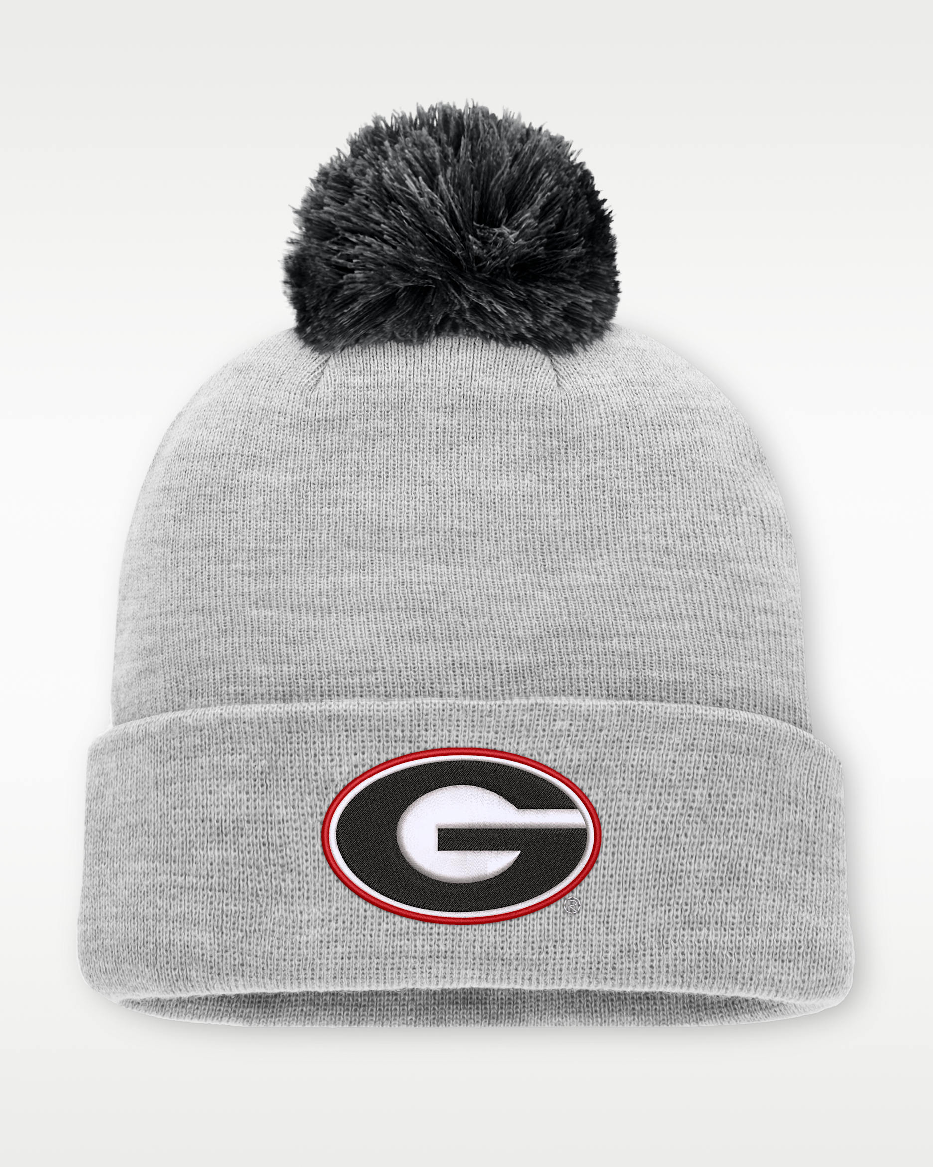 Georgia Peak Men's Nike College Cuffed Beanie - Grey Heather