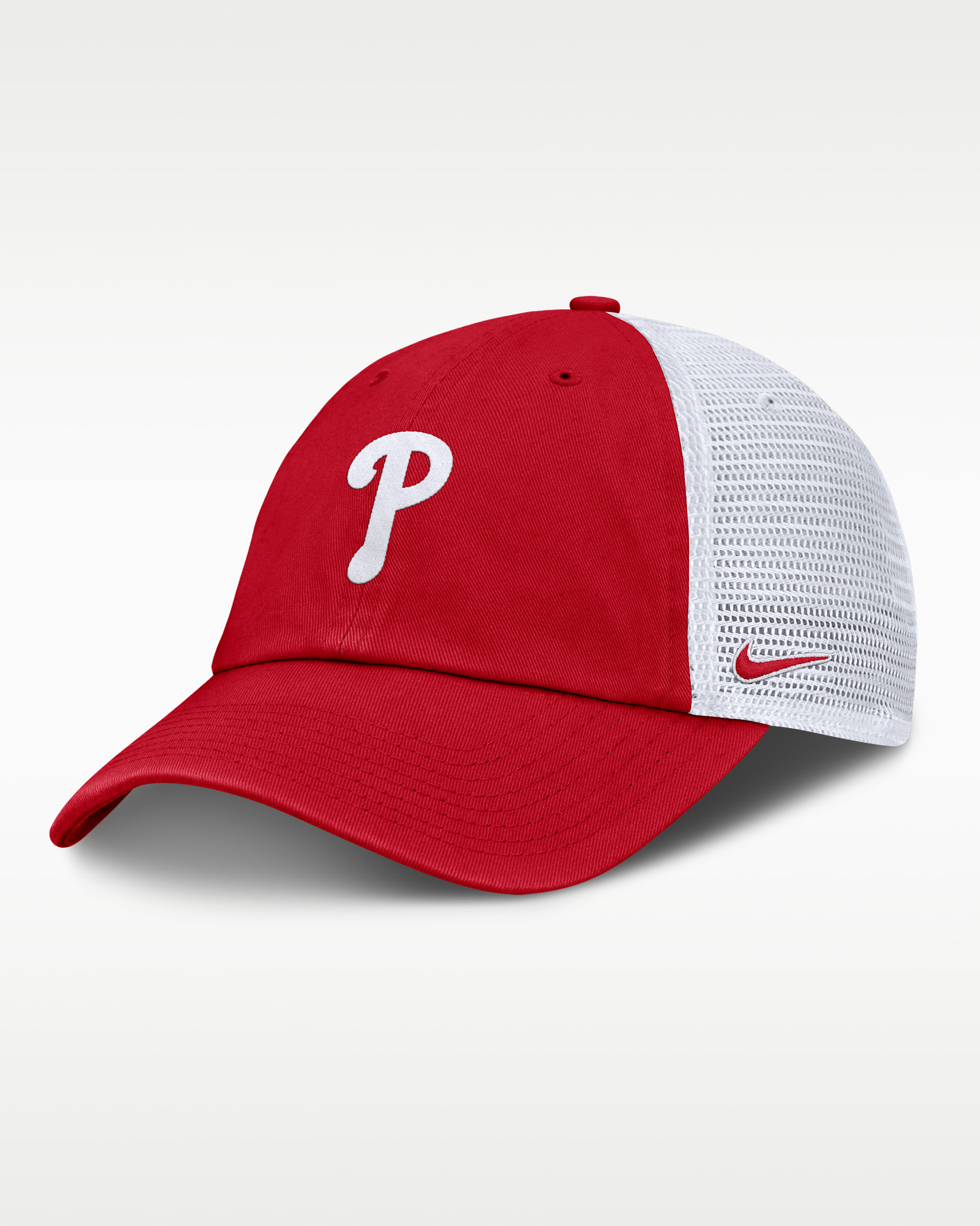 Philadelphia Phillies Club Men's Nike MLB Trucker Adjustable Hat - Red