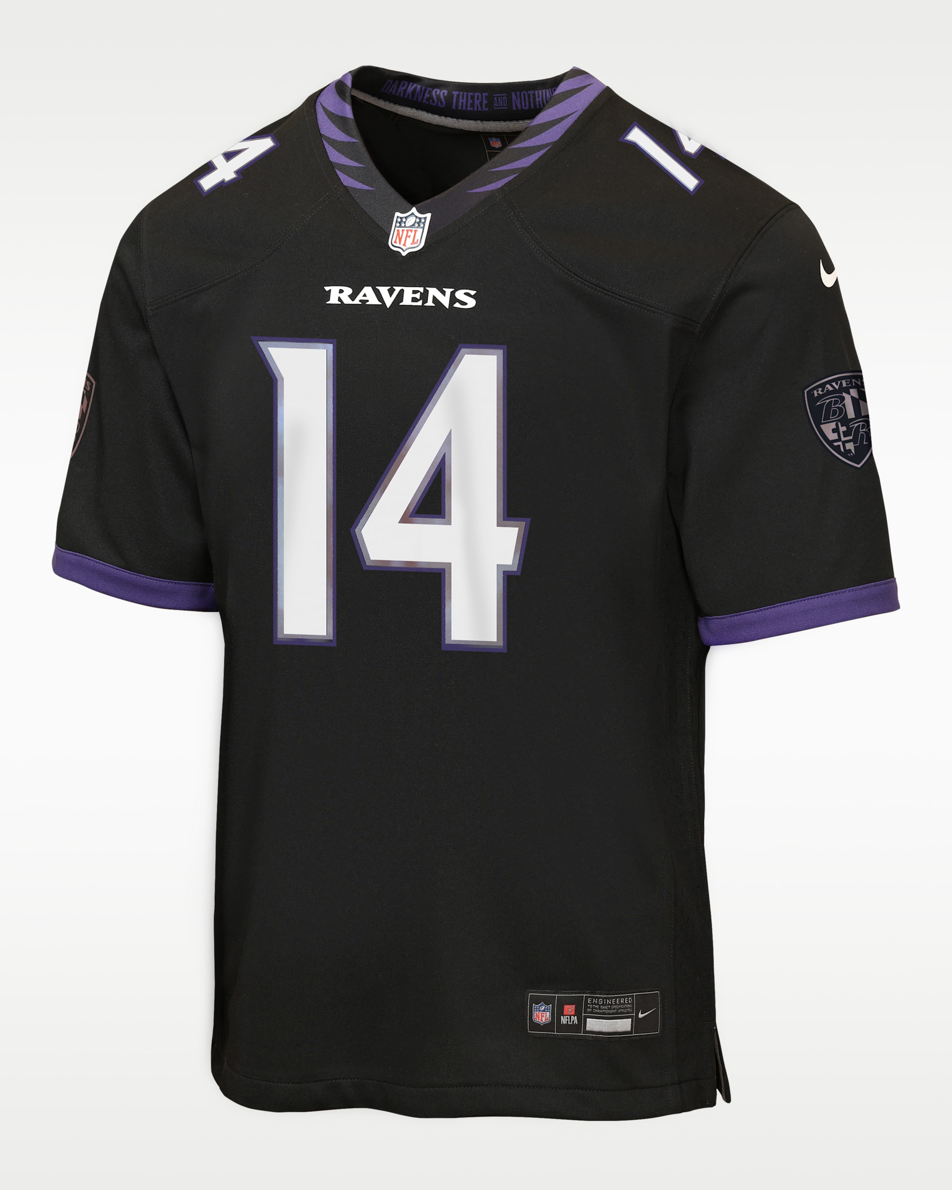Kyle Hamilton Baltimore Ravens Big Kids' Game Jersey - Black
