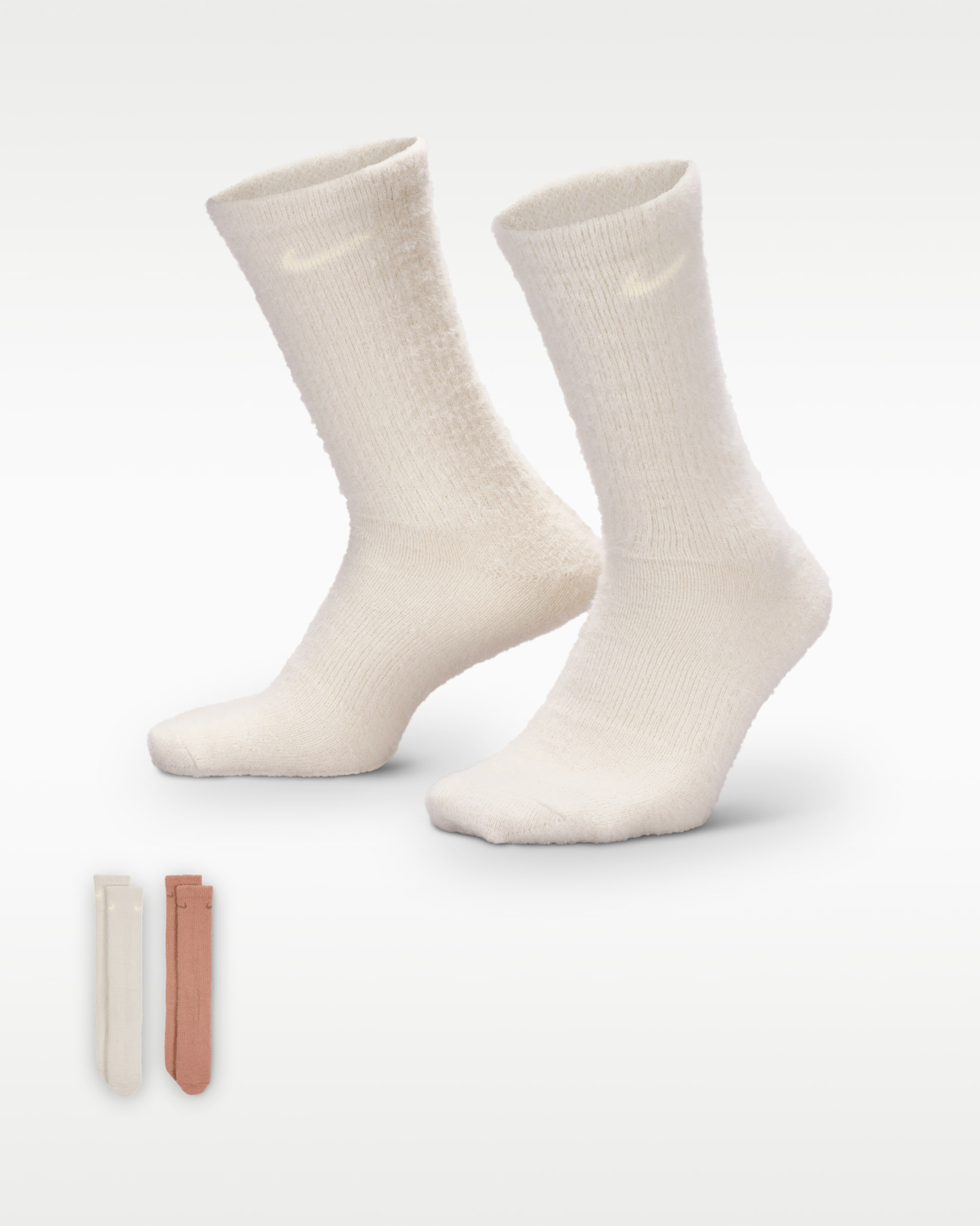 Nike Everyday Cushioned Mitjons alts còmodes (2 parells) - Multicolor