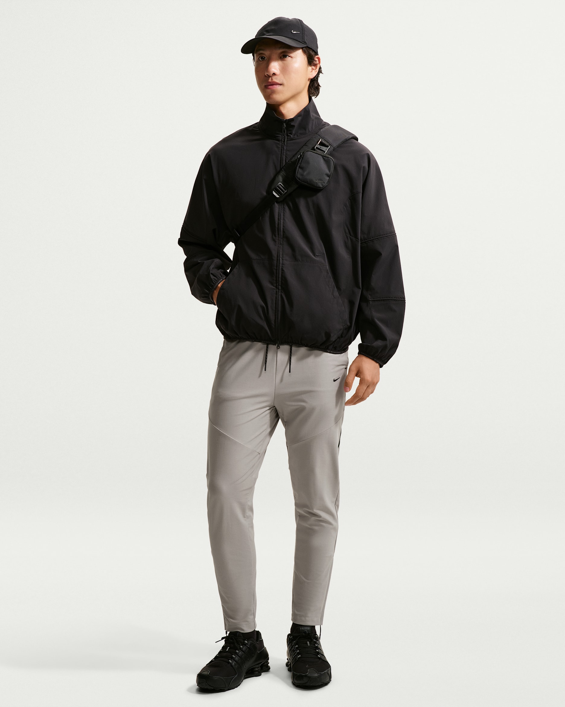 Nike Tech Men's Dri-FIT Shori Knit Pants - College Grey/Black