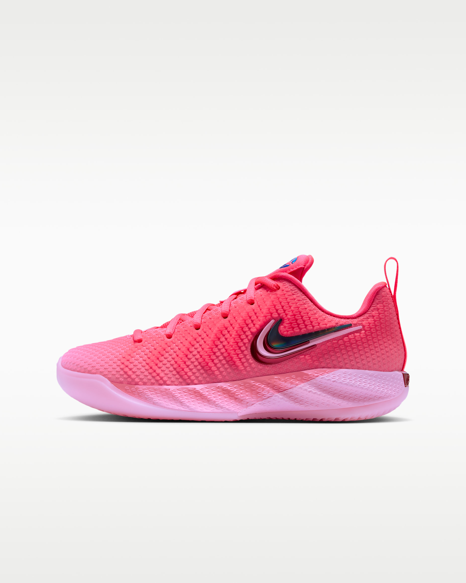 Buty do koszykówki dla dużych dzieci Caitlin 1 „Midnight Fever” - Hot Punch/Czerń/Laser Crimson/Neo Pink