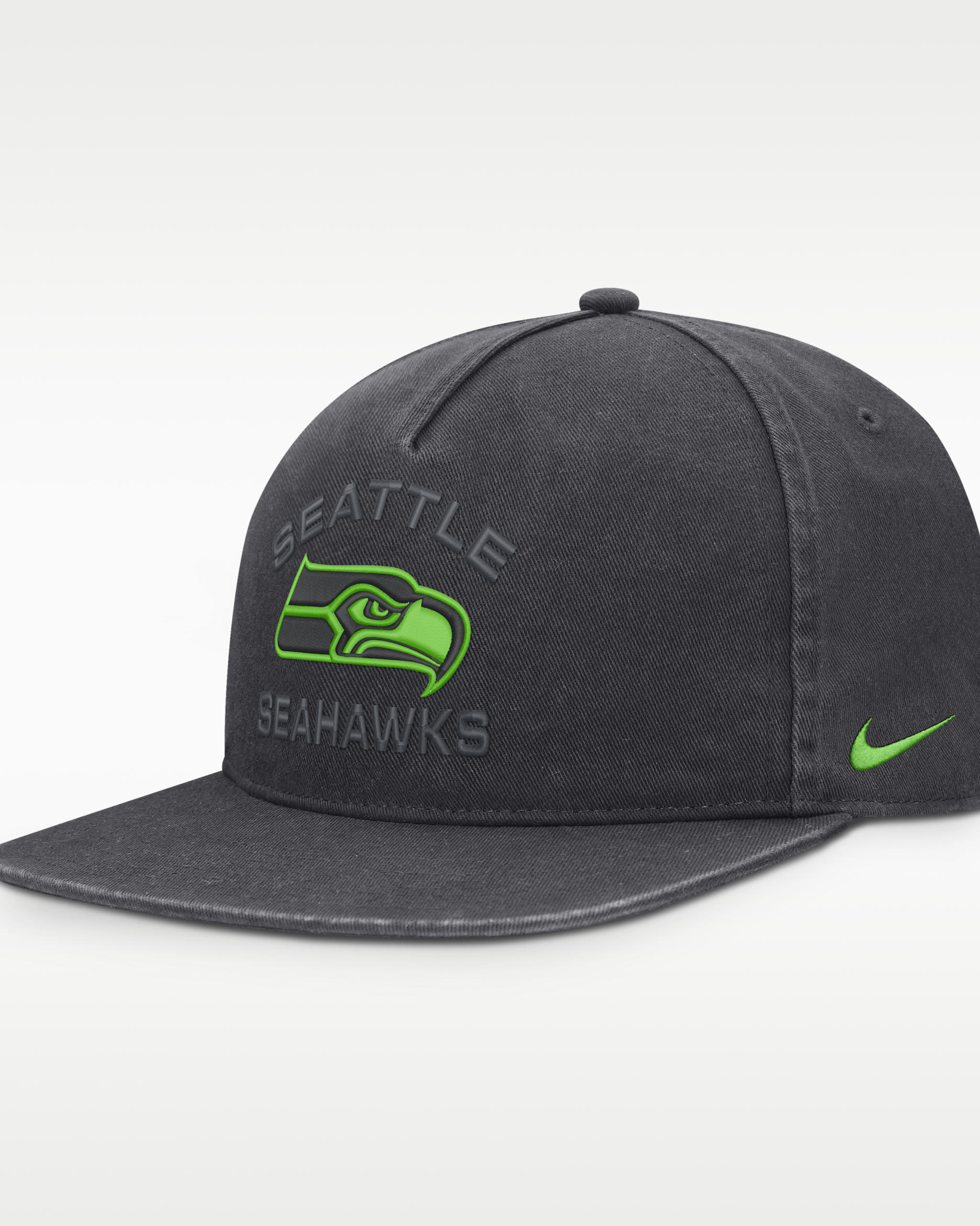 Seattle Seahawks Primetime Pro Men's Nike NFL Adjustable Hat - Anthracite
