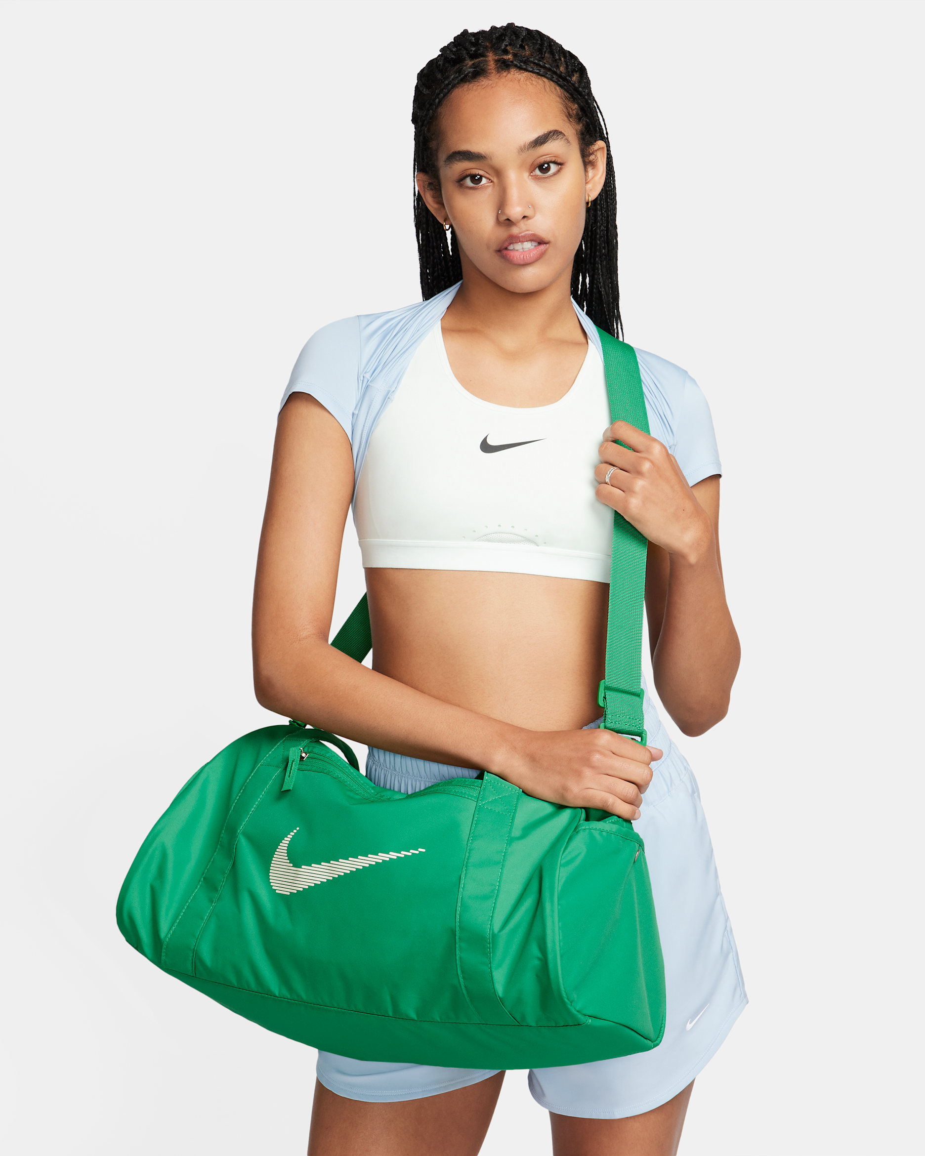 Nike Gym Club Duffel Bag (24L) - Stadium Green/Stadium Green/Coconut Milk