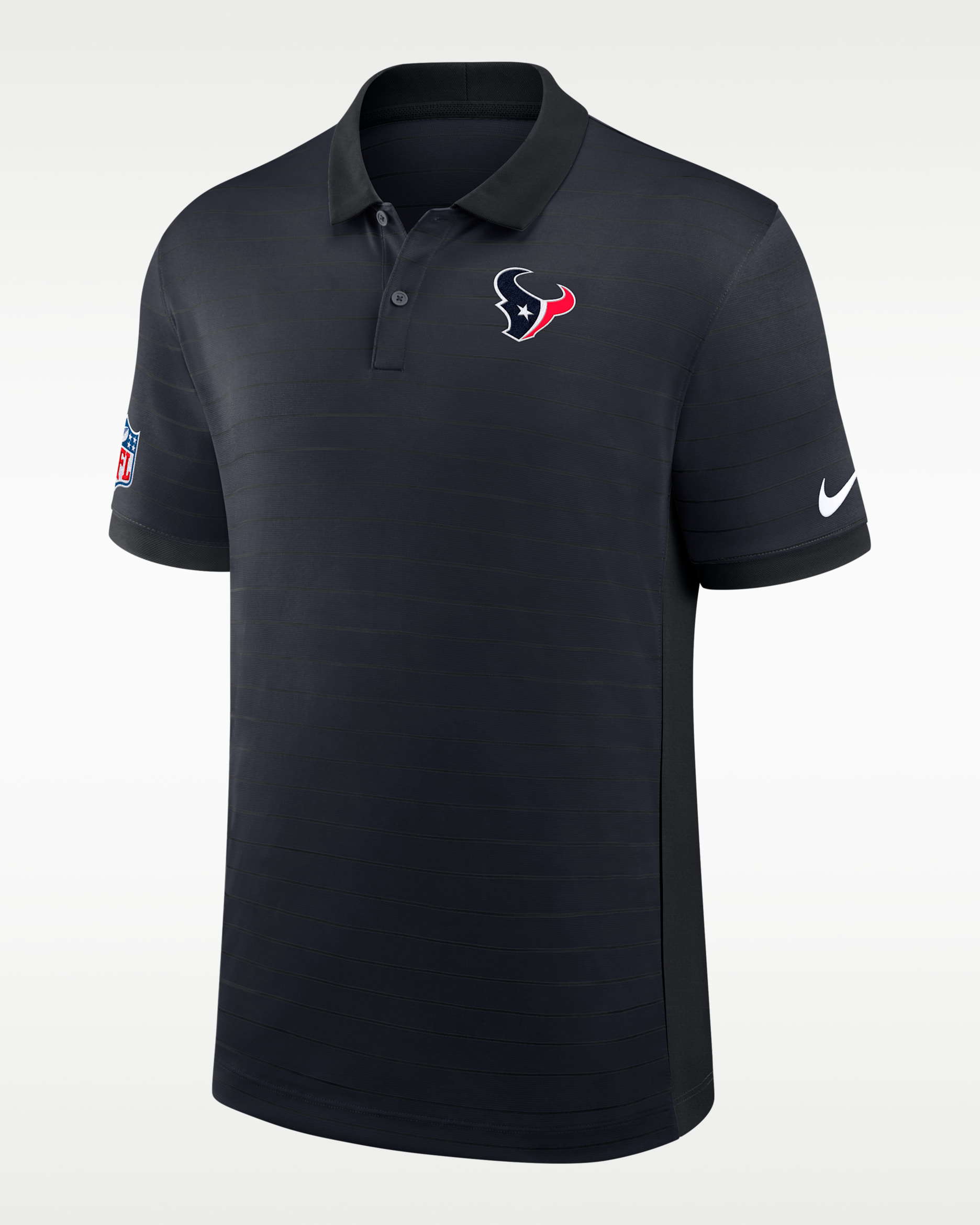 Polo Nike Dri-FIT de la NFL para hombre Houston Texans Sideline Victory Stripe - Azul