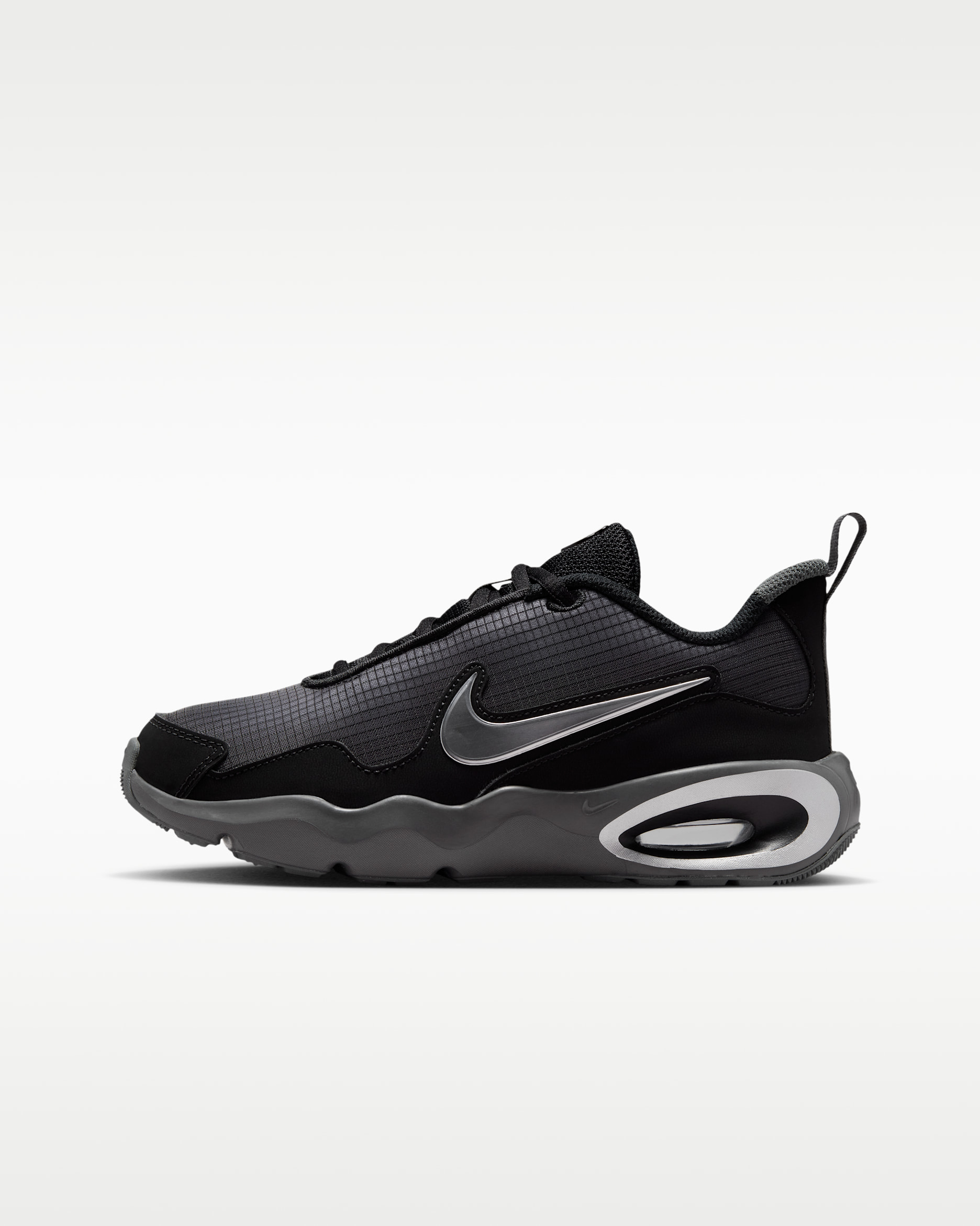 Nike Air Max Nova Big Kids' Shoes - Black/Iron Grey/Metallic Silver