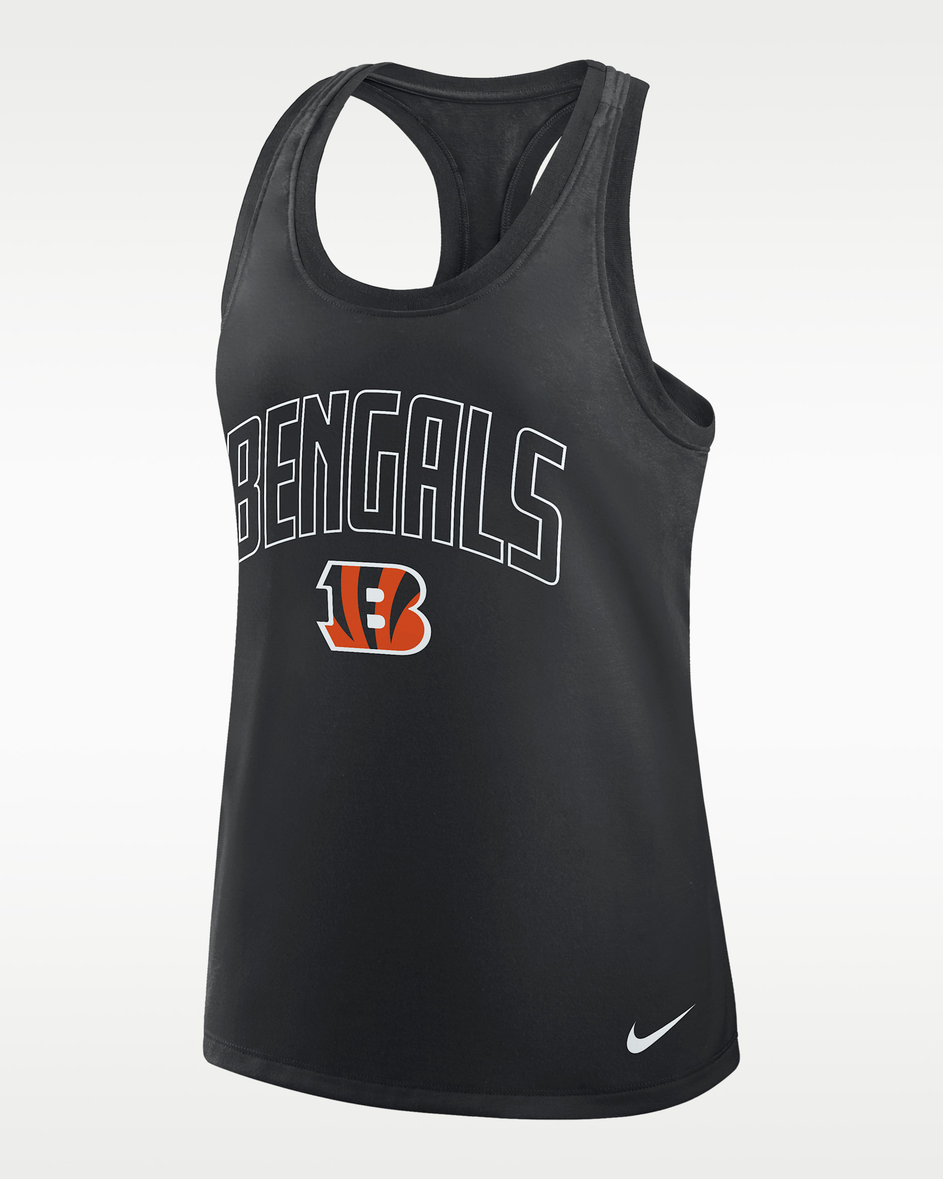 Cincinnati Bengals Primetime Women's Nike Dri-FIT NFL Racerback Tank Top - Black