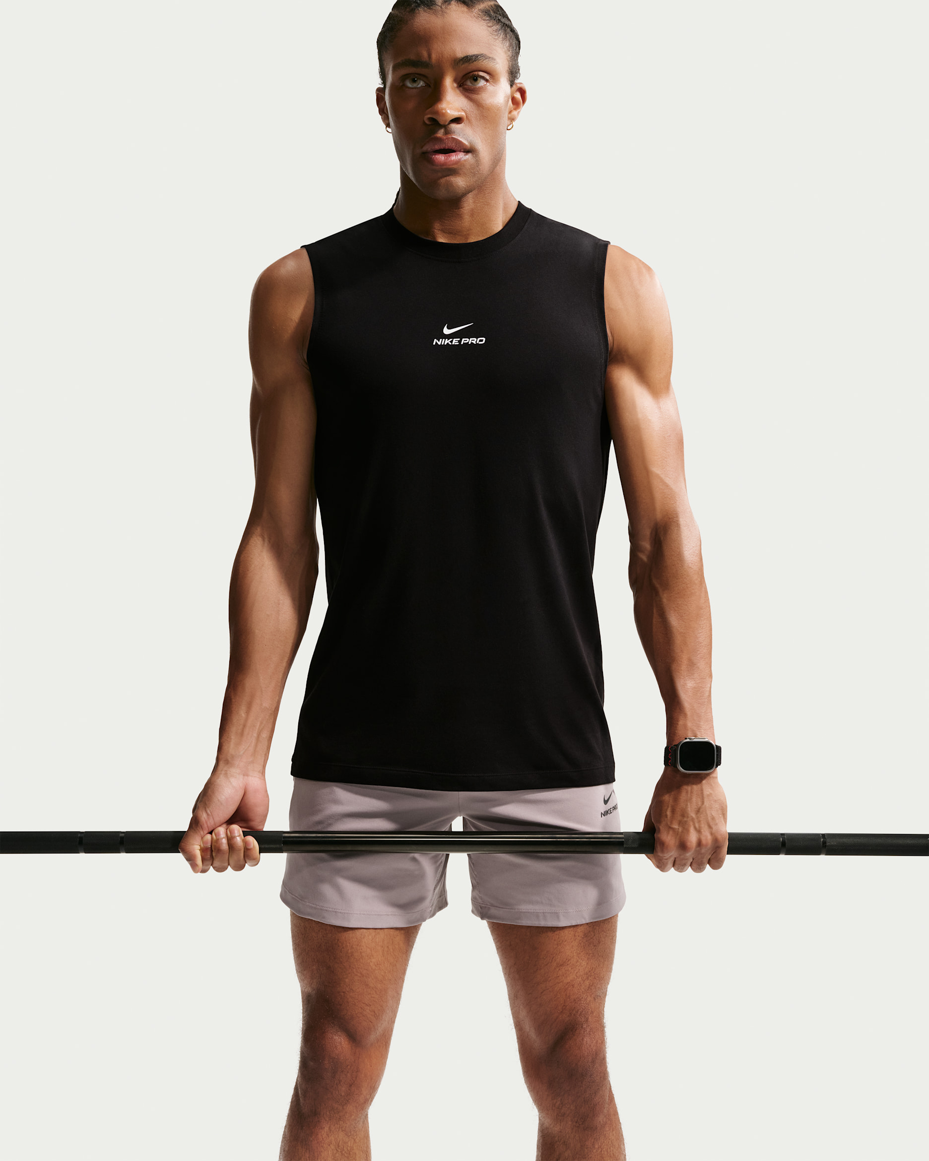 Nike Pro Men's Sleeveless Training Top - Black/White
