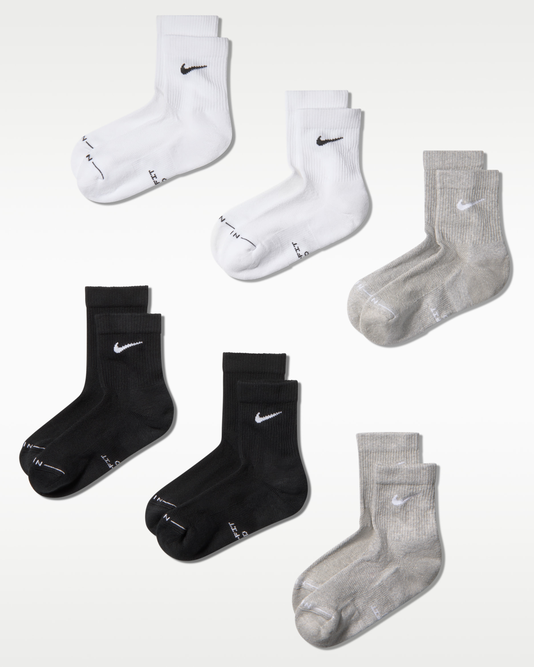 Microcalcetas (6 pares) Nike Everyday Elevated - Multicolor