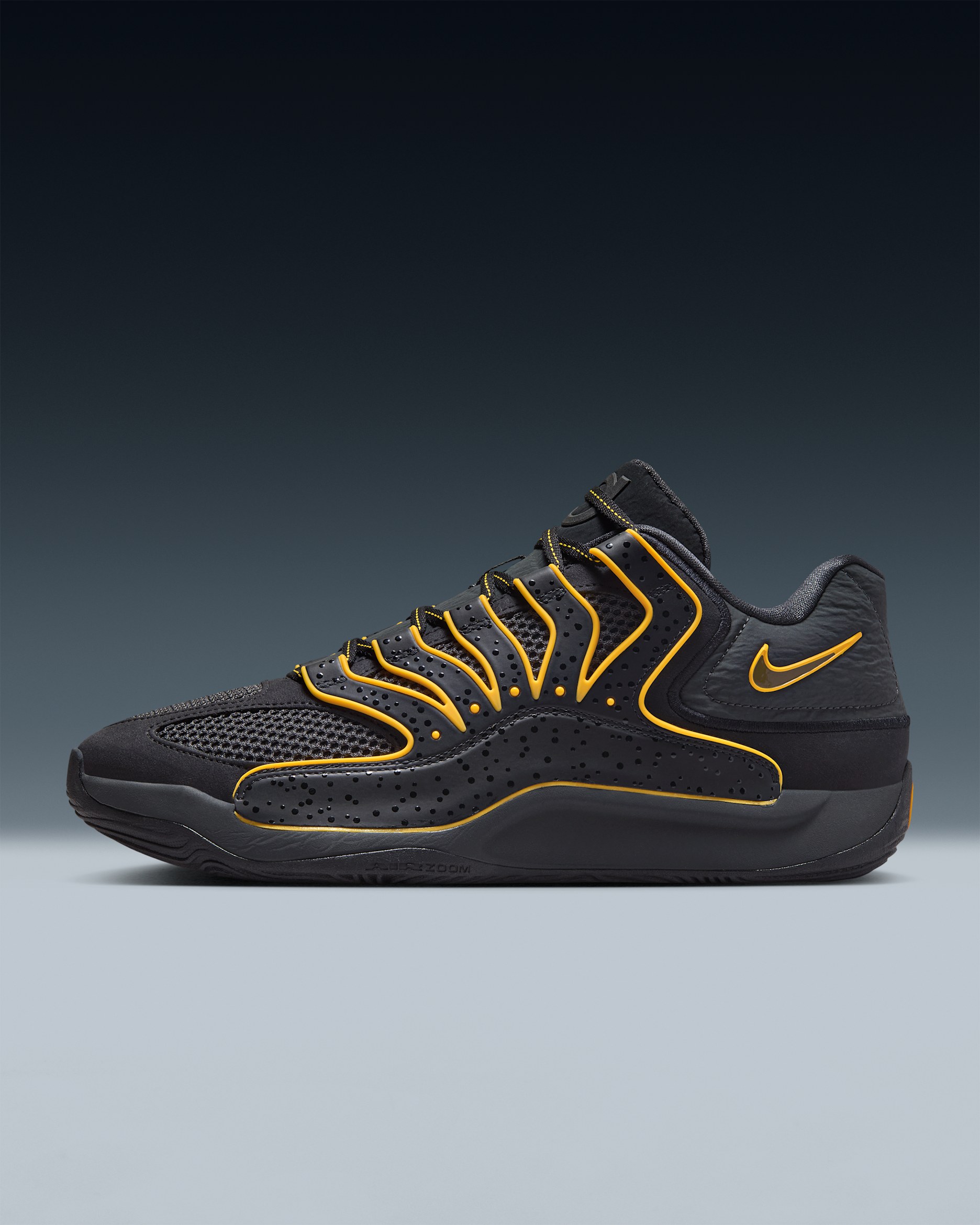 KD18 "New Dawn" Basketball Shoes - Black/Anthracite/Fir/University Gold