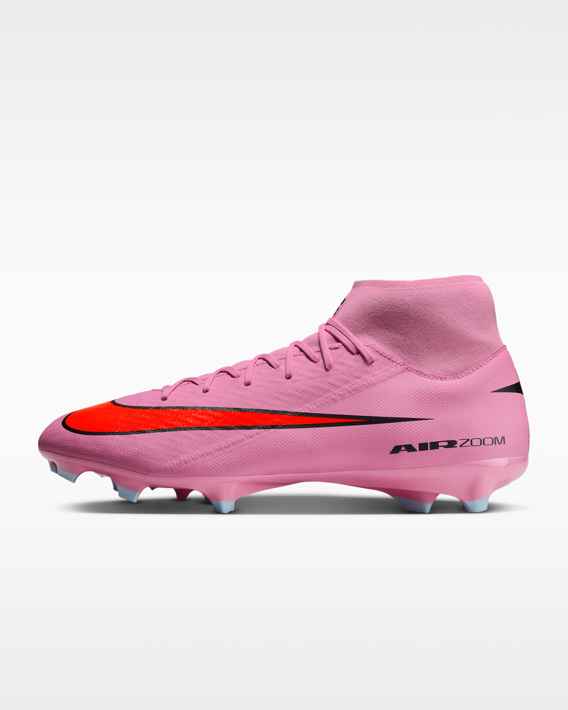 Nike Mercurial Superfly 10 Academy Multi-Ground High-Top Football Boot - Magic Flamingo/Total Crimson/Black