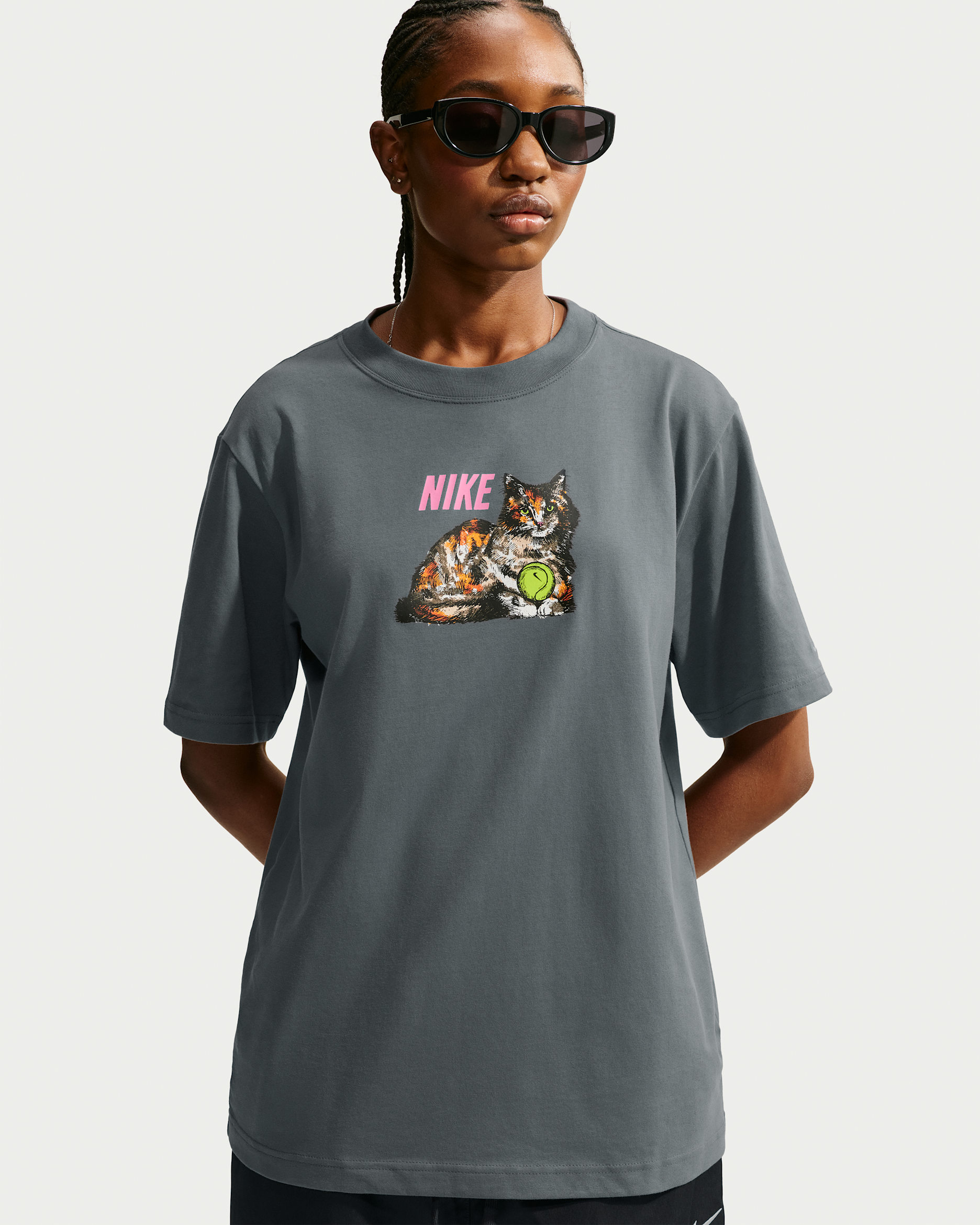 Playera para mujer Nike Sportswear - Gris hierro