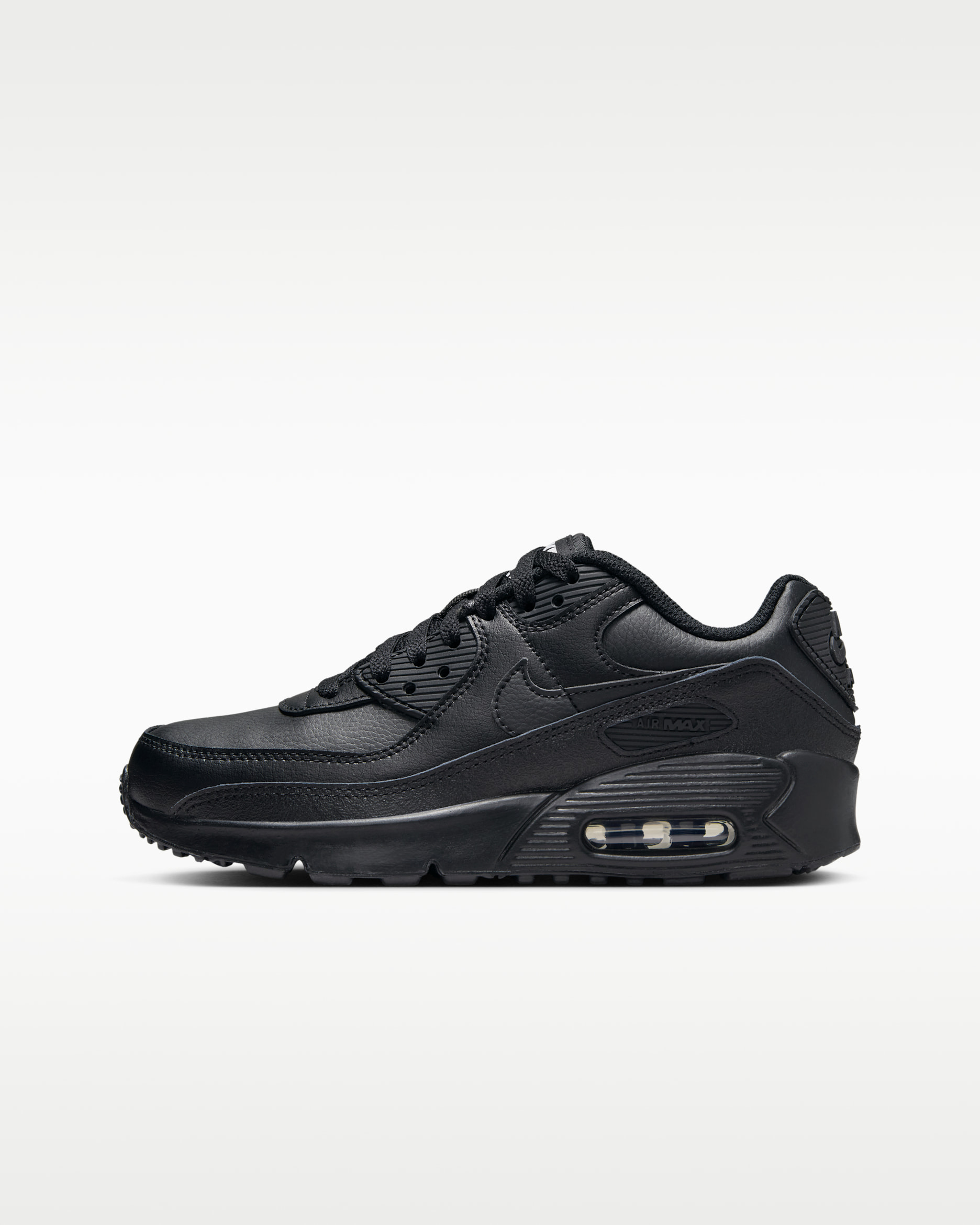 รองเท้าเด็กโต Nike Air Max 90 LTR - ดำ/ดำ/ขาว/ดำ