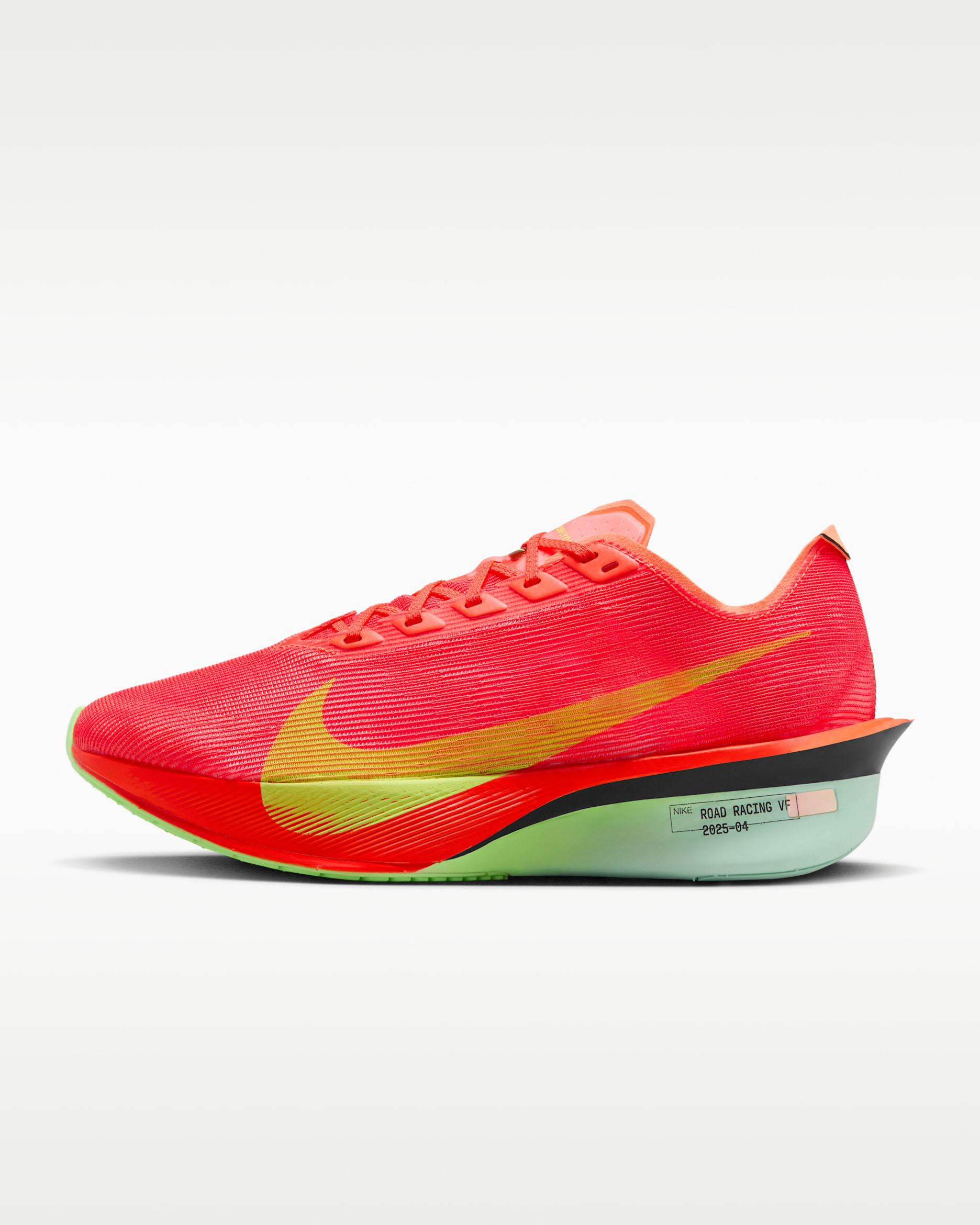 Tenis de carrera en pavimento para mujer Nike Vaporfly 4 - Carmesí brillante/Espuma menta/Morado cueva/Avalancha lima