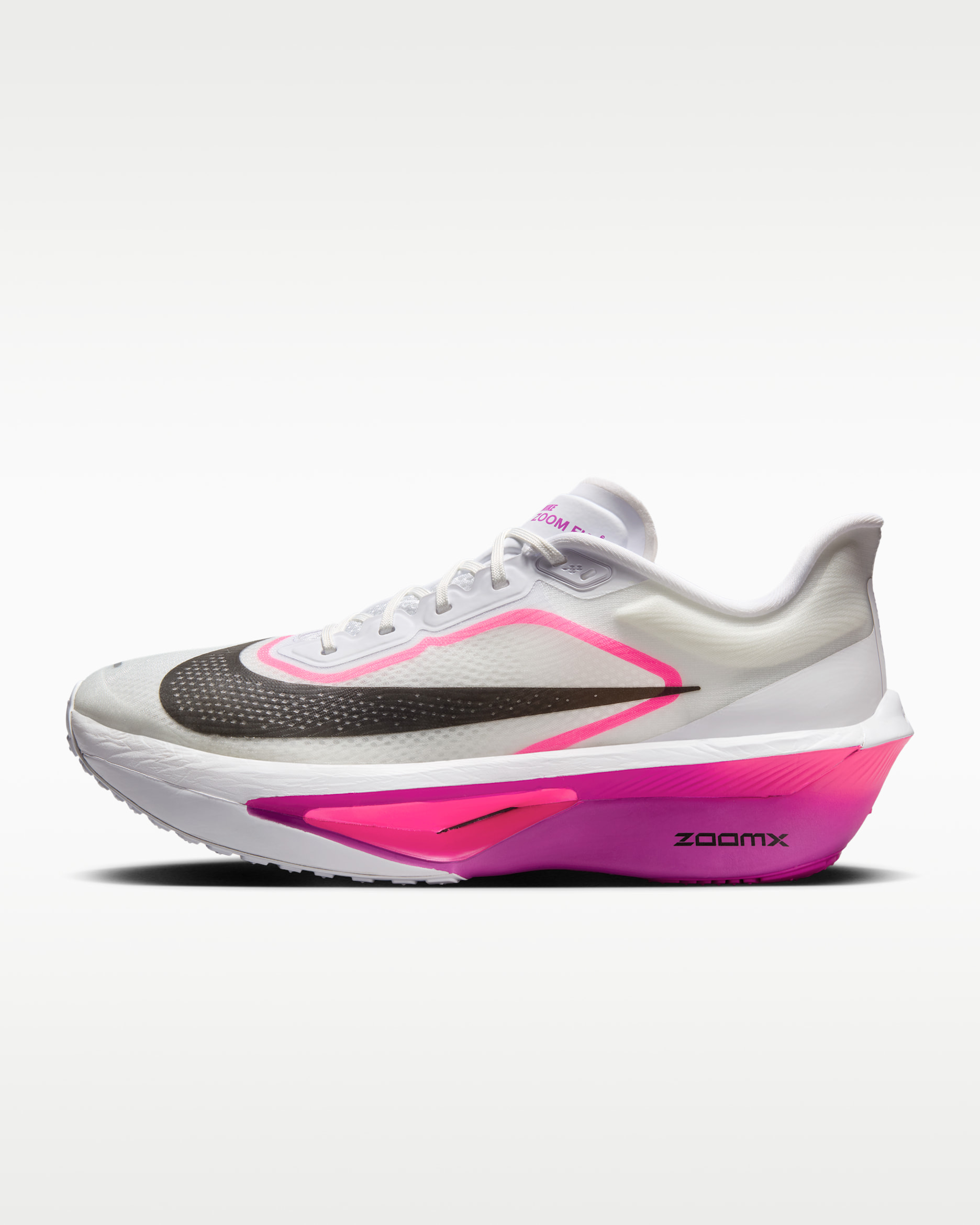 나이키 줌 플라이 6 남성 로드 레이싱화 - 화이트/비비드 그레이프/하이퍼 핑크/블랙