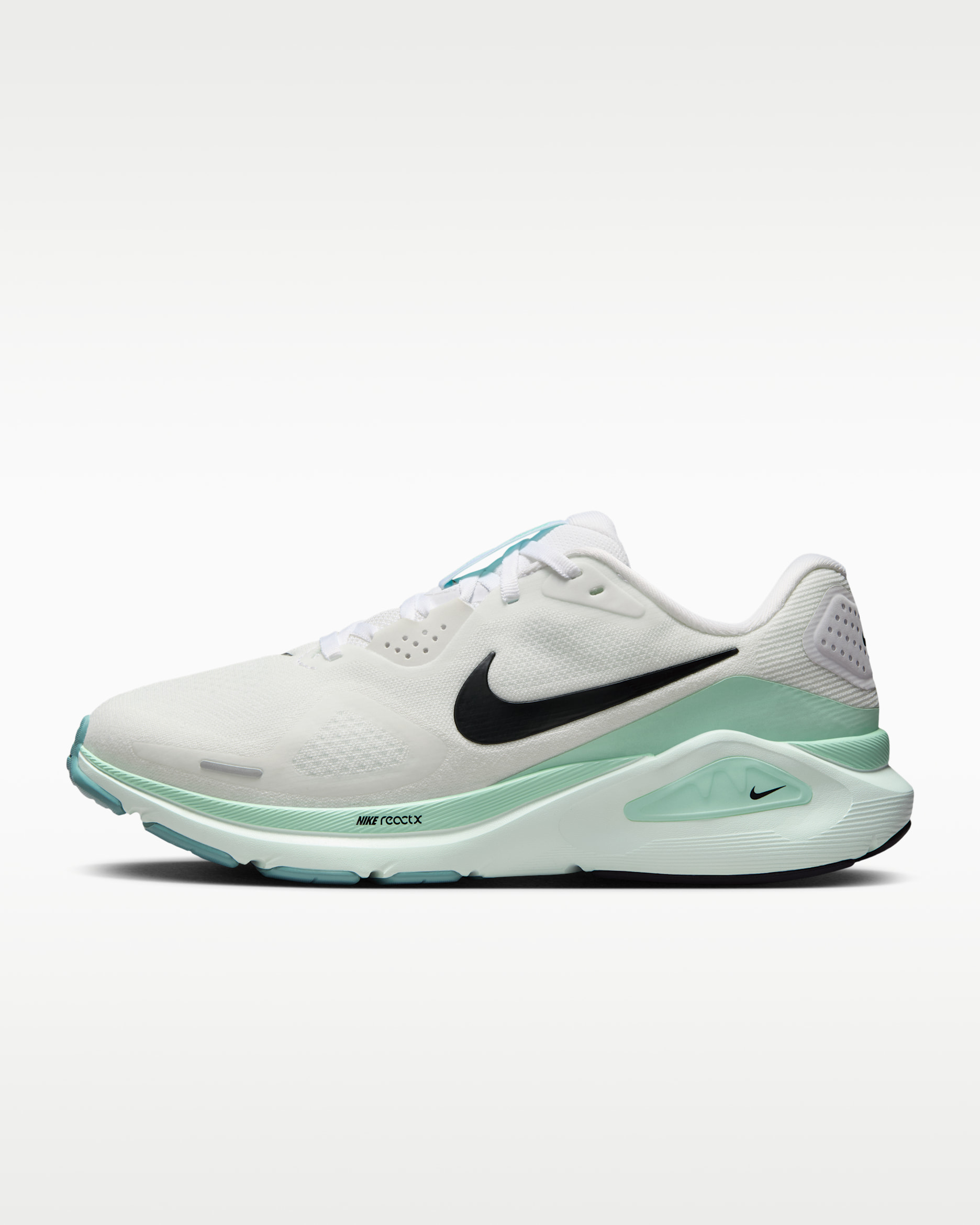 Nike Structure 26 Women's Road Running Shoes (Extra Wide) - White/Barely Green/Mint Foam/Black