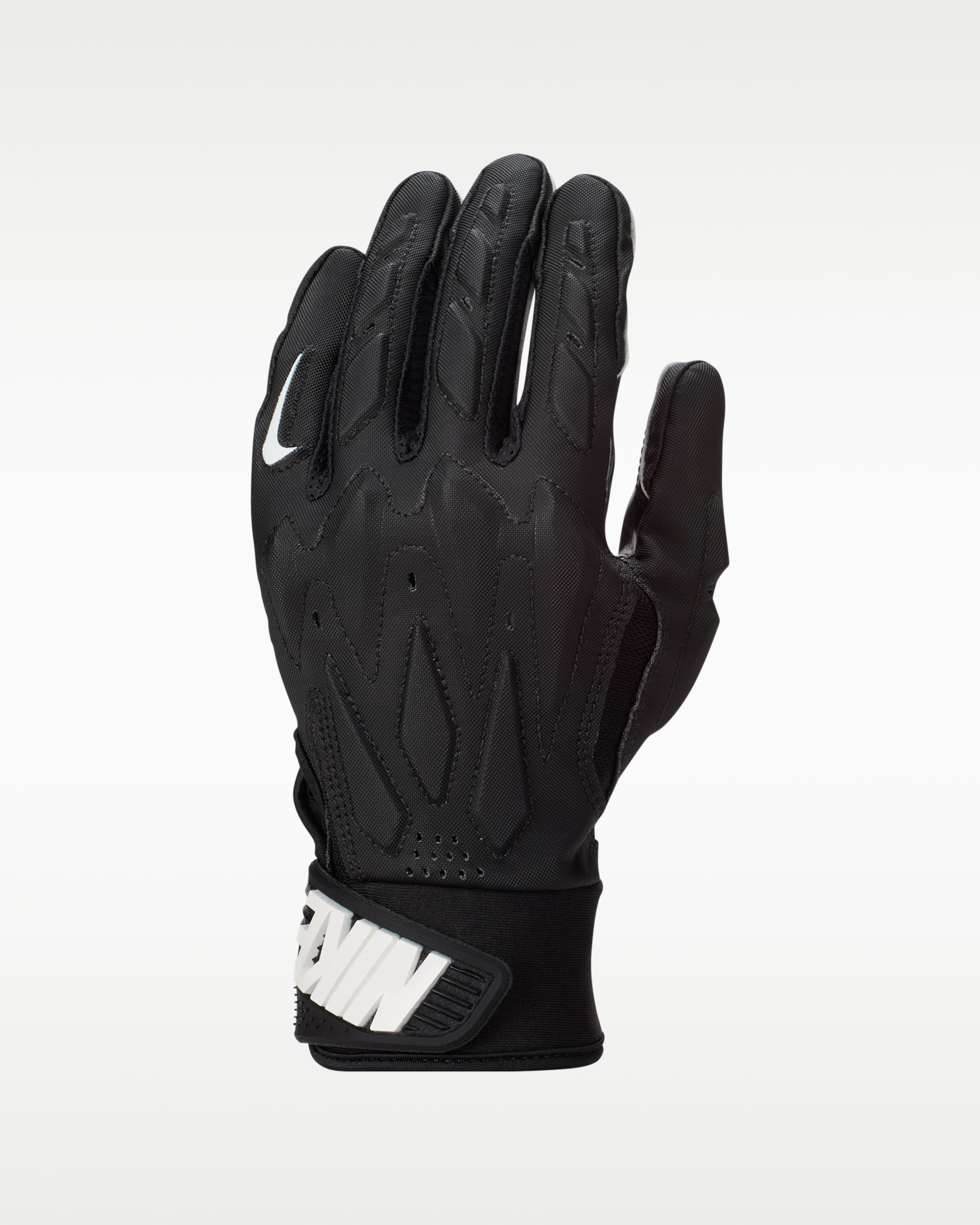 Nike D-Tack 7.0 Big Kids' Football Gloves (1 Pair) - Black/Black/White