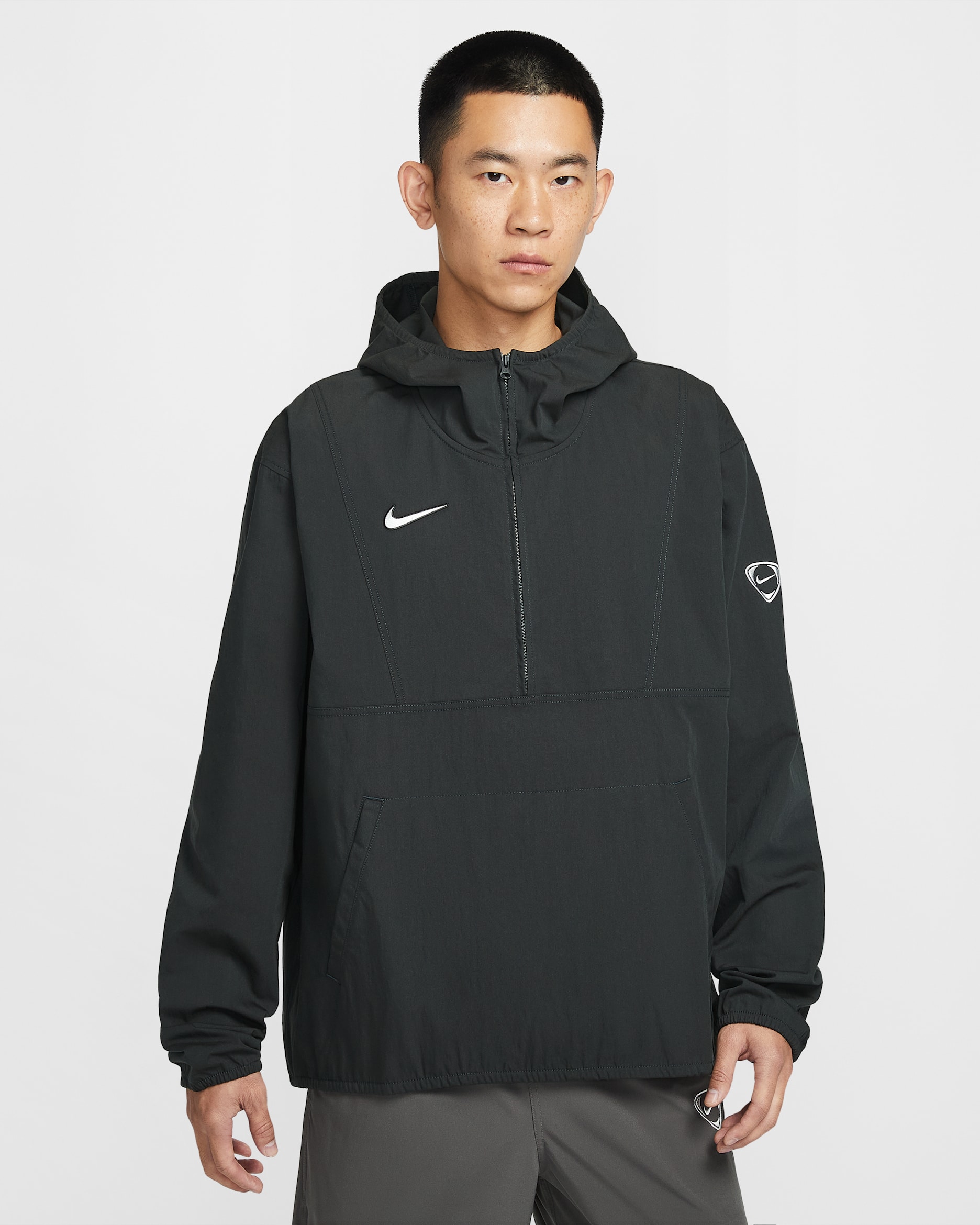 나이키 에너지 남성 축구 아노락 재킷 - 오프 누아르/오프 누아르/서밋 화이트