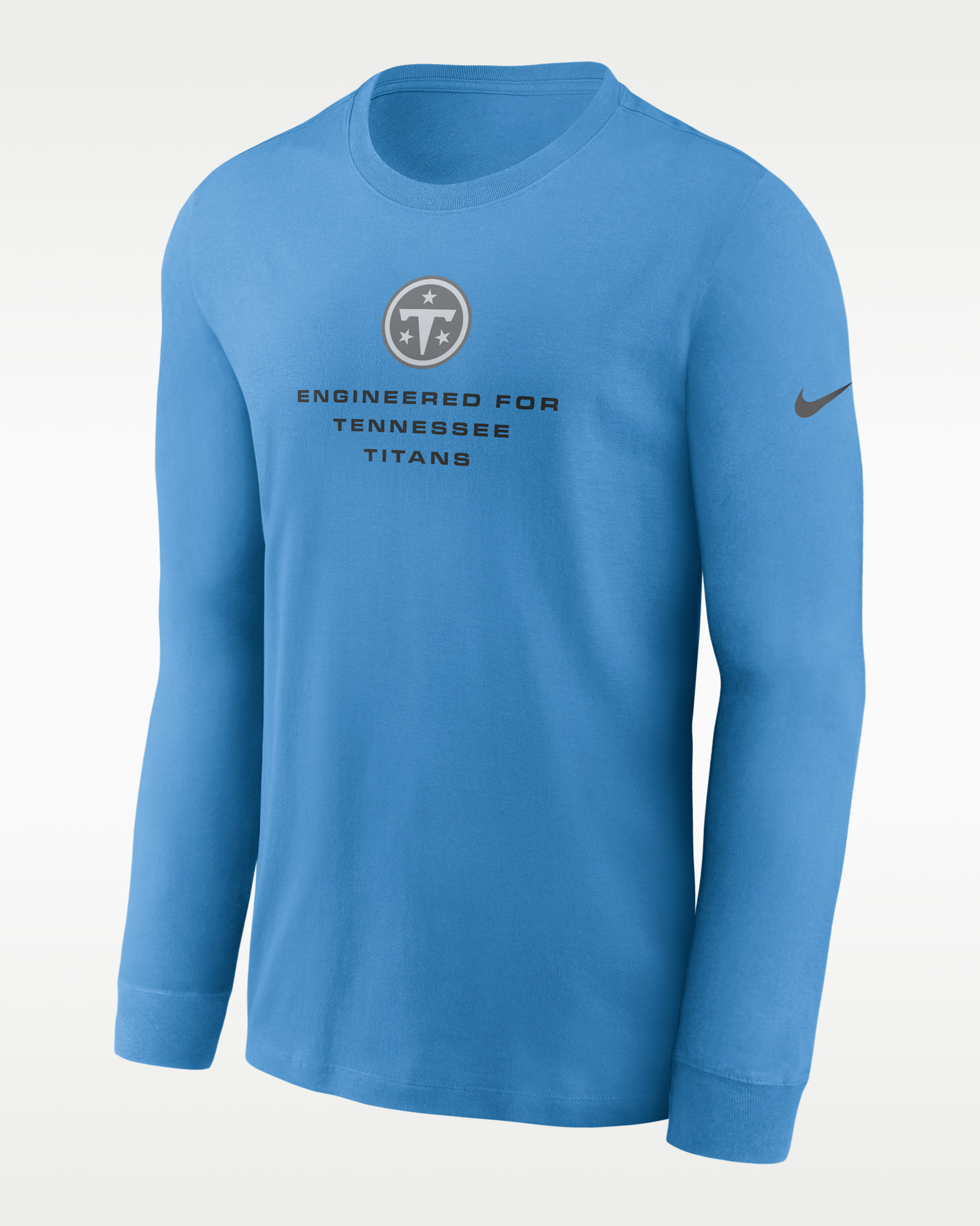 Tennessee Titans Team Issue Men's Nike Dri-FIT NFL Long-Sleeve T-Shirt - Coast