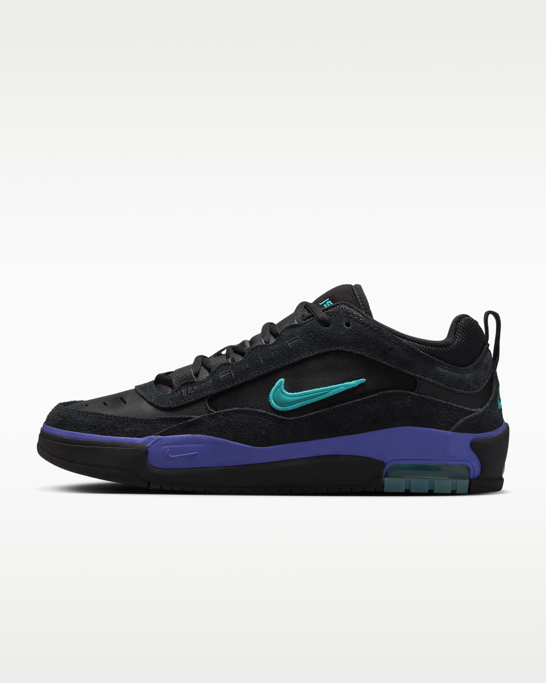 Nike Air Max Ishod Men's Shoes - Black/Black/Persian Violet/Dusty Cactus