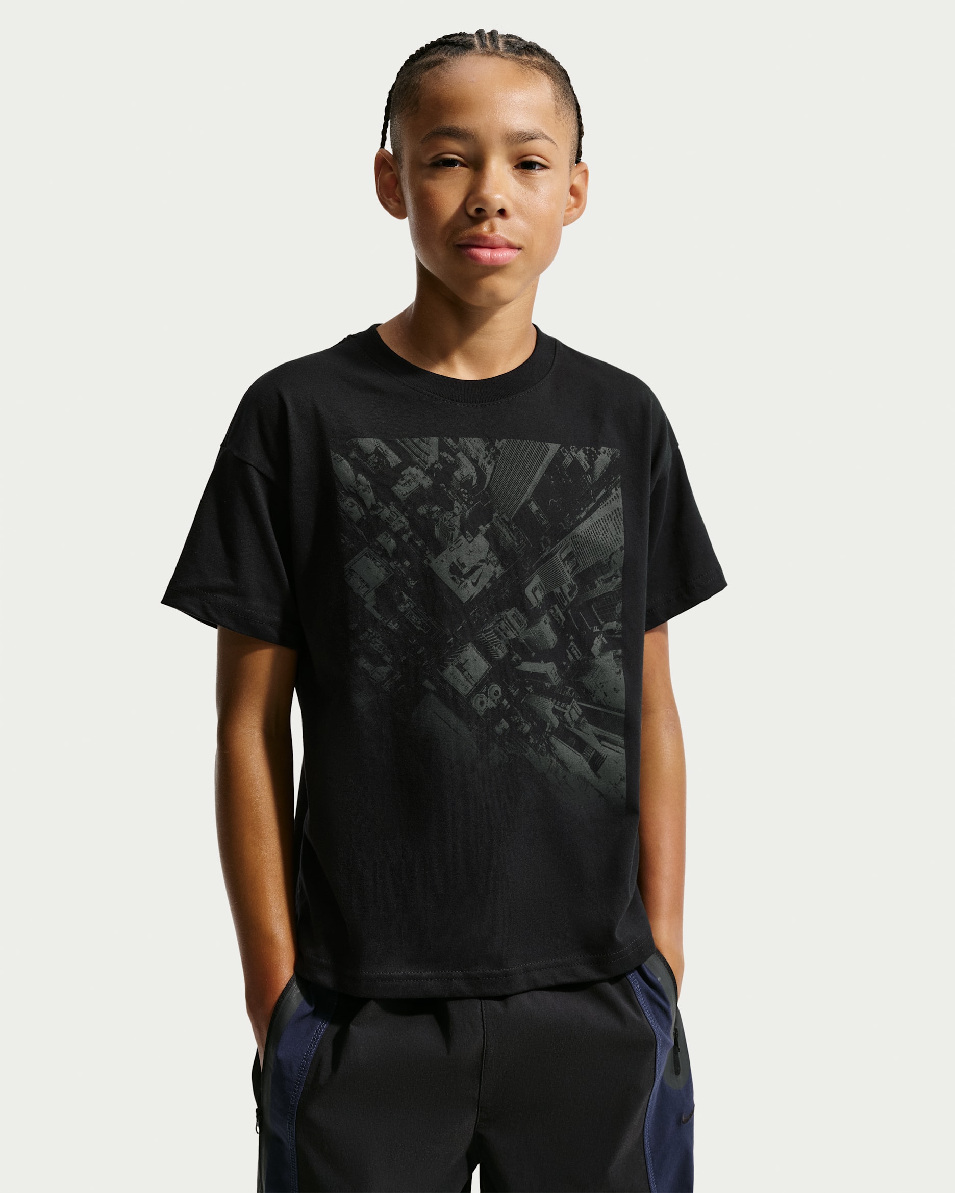 T-shirt Nike Sportswear pour pré-ado - Noir