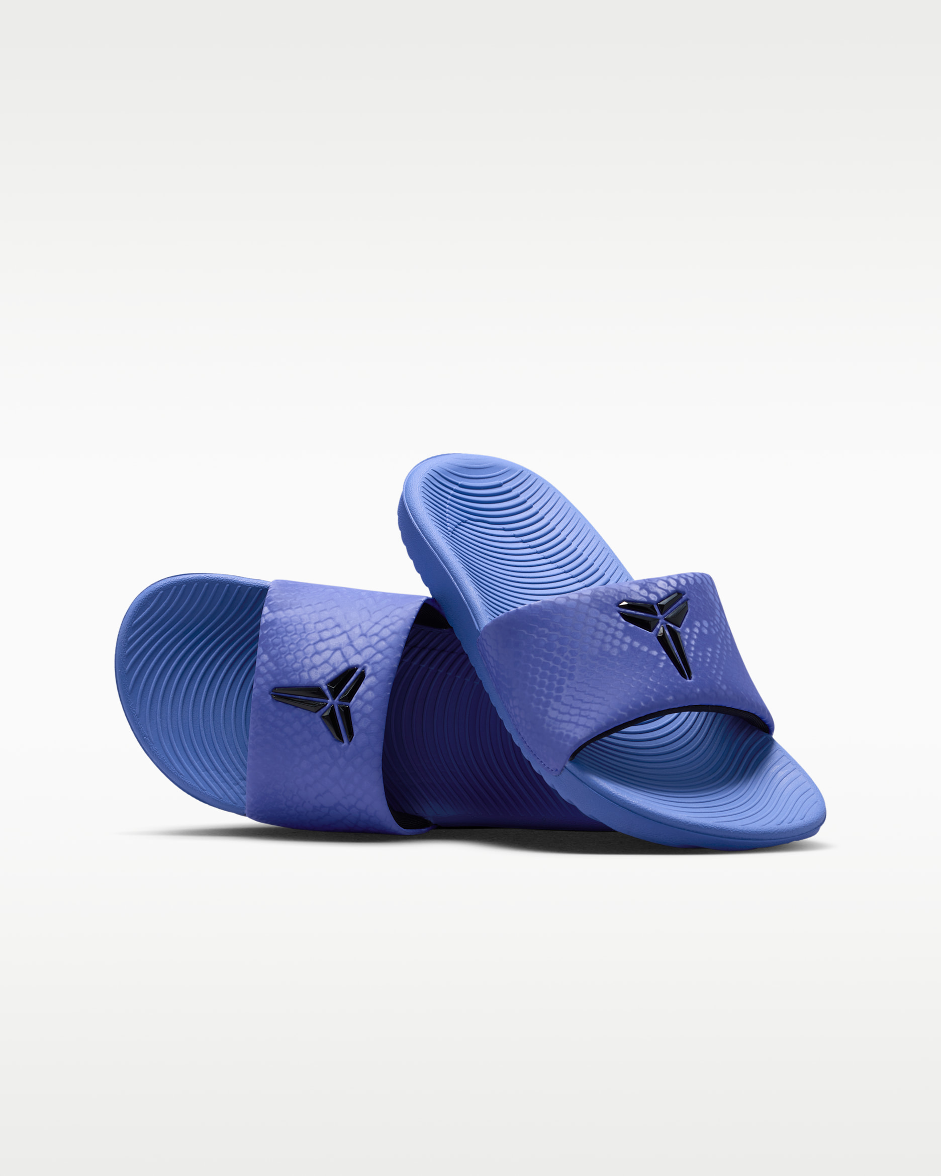 Kobe Kawa Little/Big Kids' Slides - Persian Violet/Persian Violet/Black