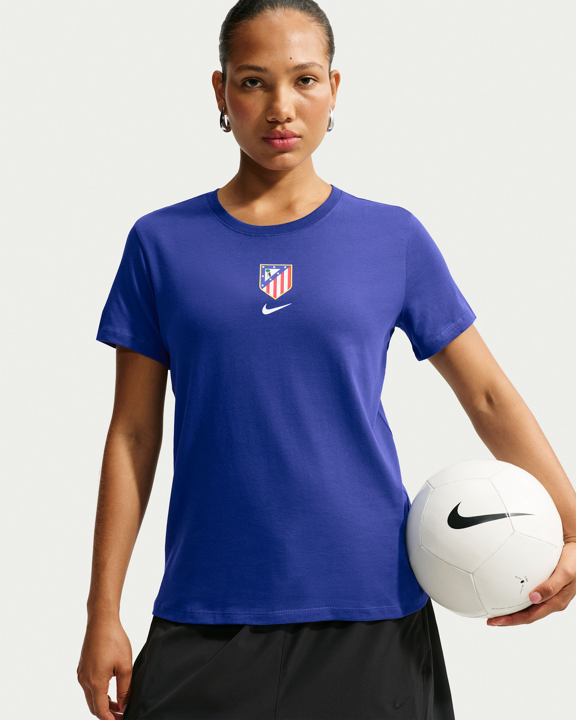 Atlético Madrid Women's Nike Football T-Shirt - Deep Royal Blue