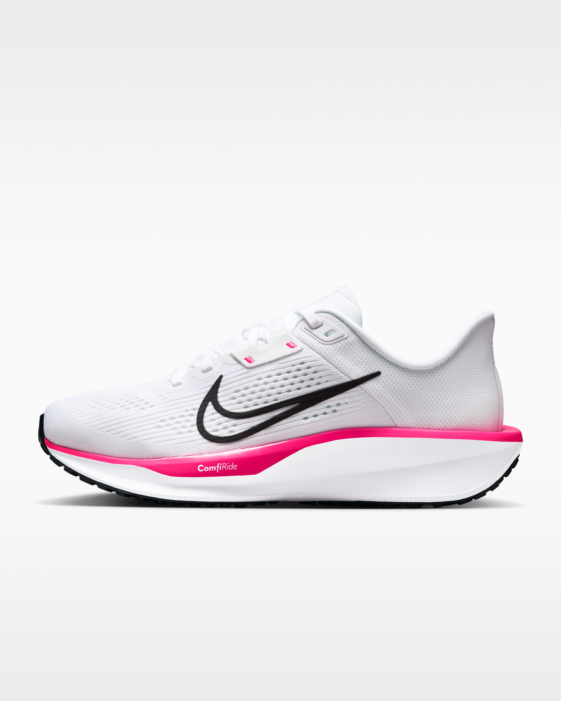 Tenis de correr en pavimento para mujer Nike Quest 6 - Blanco/Hiperrosa/Negro