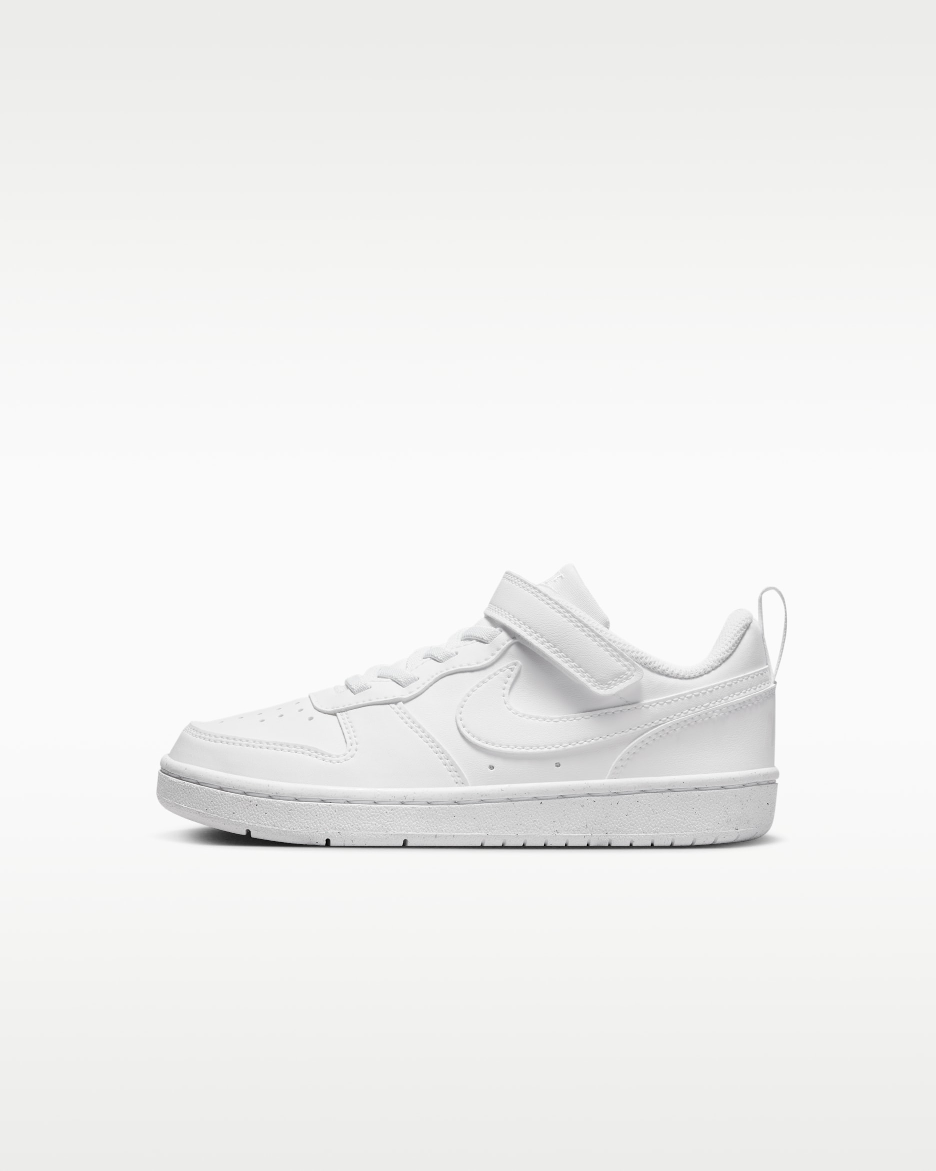 Nike Court Borough Low Recraft Younger Kids' Shoes - White/White/White
