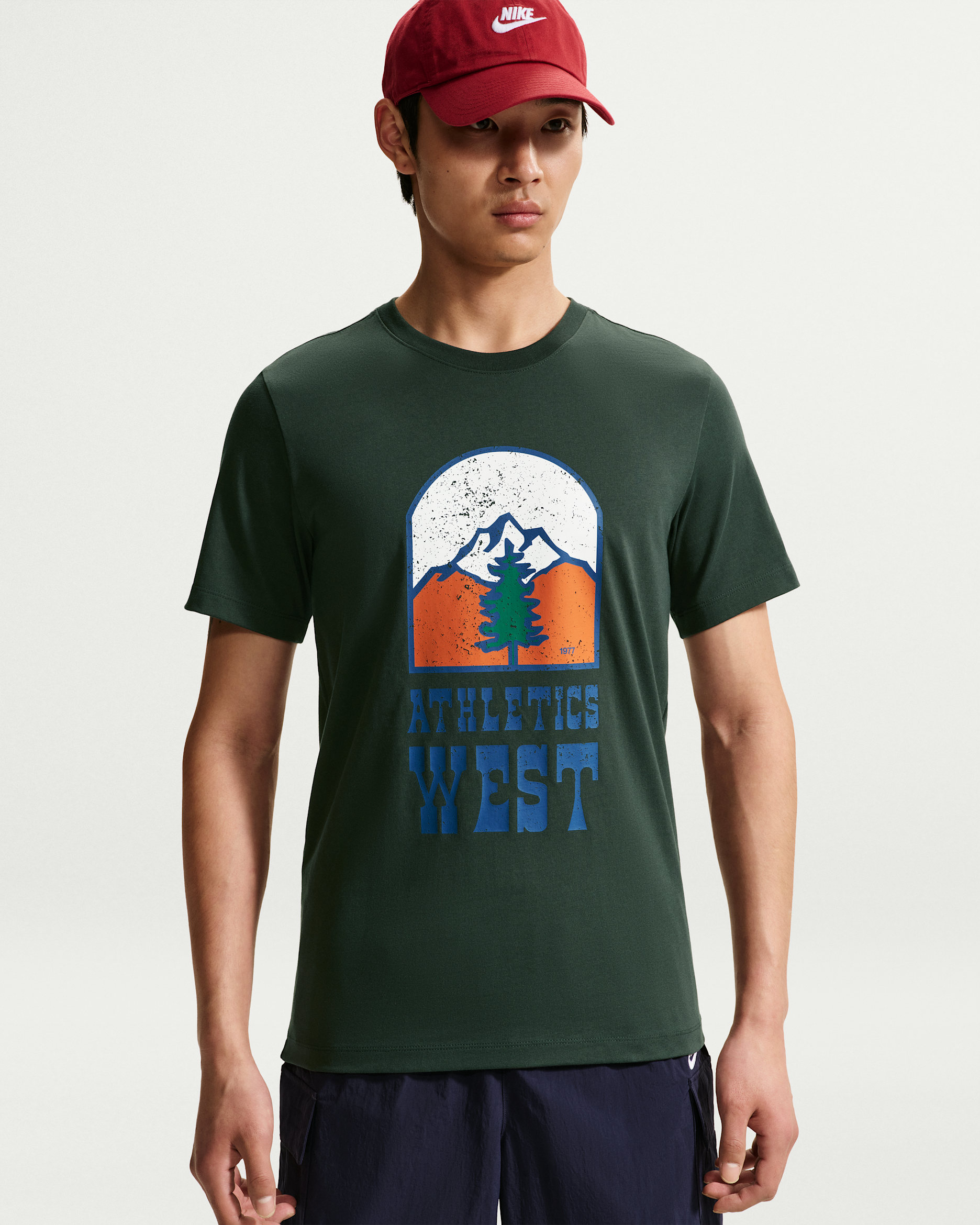 나이키 스포츠웨어 남성 티셔츠 - 블랙 스프루스