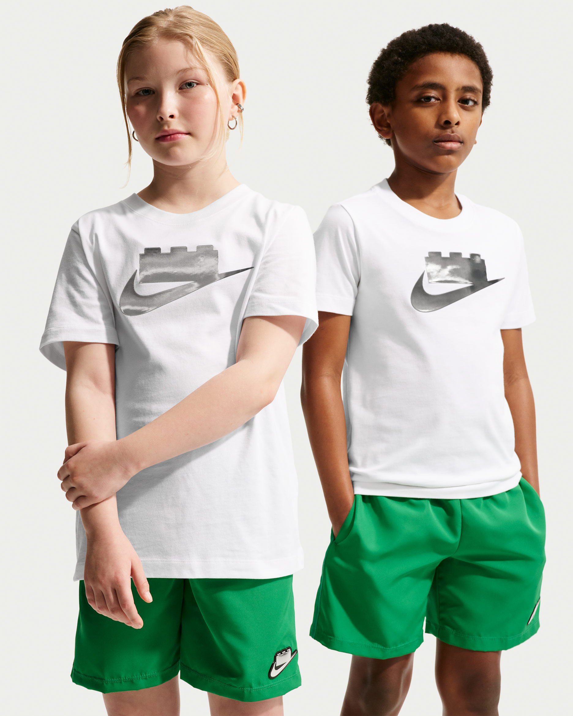 Nike x LEGO® Collection Older Kids' T-Shirt - White