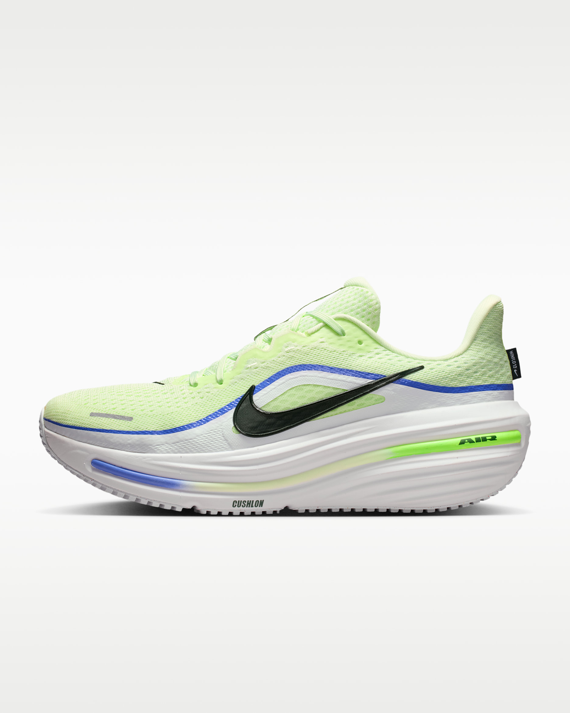Nike Winflo 12 Men's Road Running Shoes - Volt Tint/White/Sapphire/Black Spruce