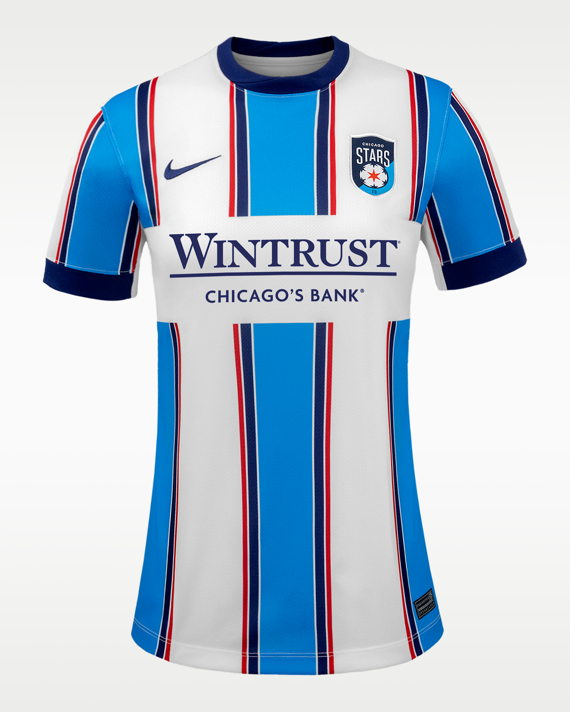 Jersey Nike Dri-FIT Replica del Chicago Stars Stadium Edition para mujer - Azul resplandor