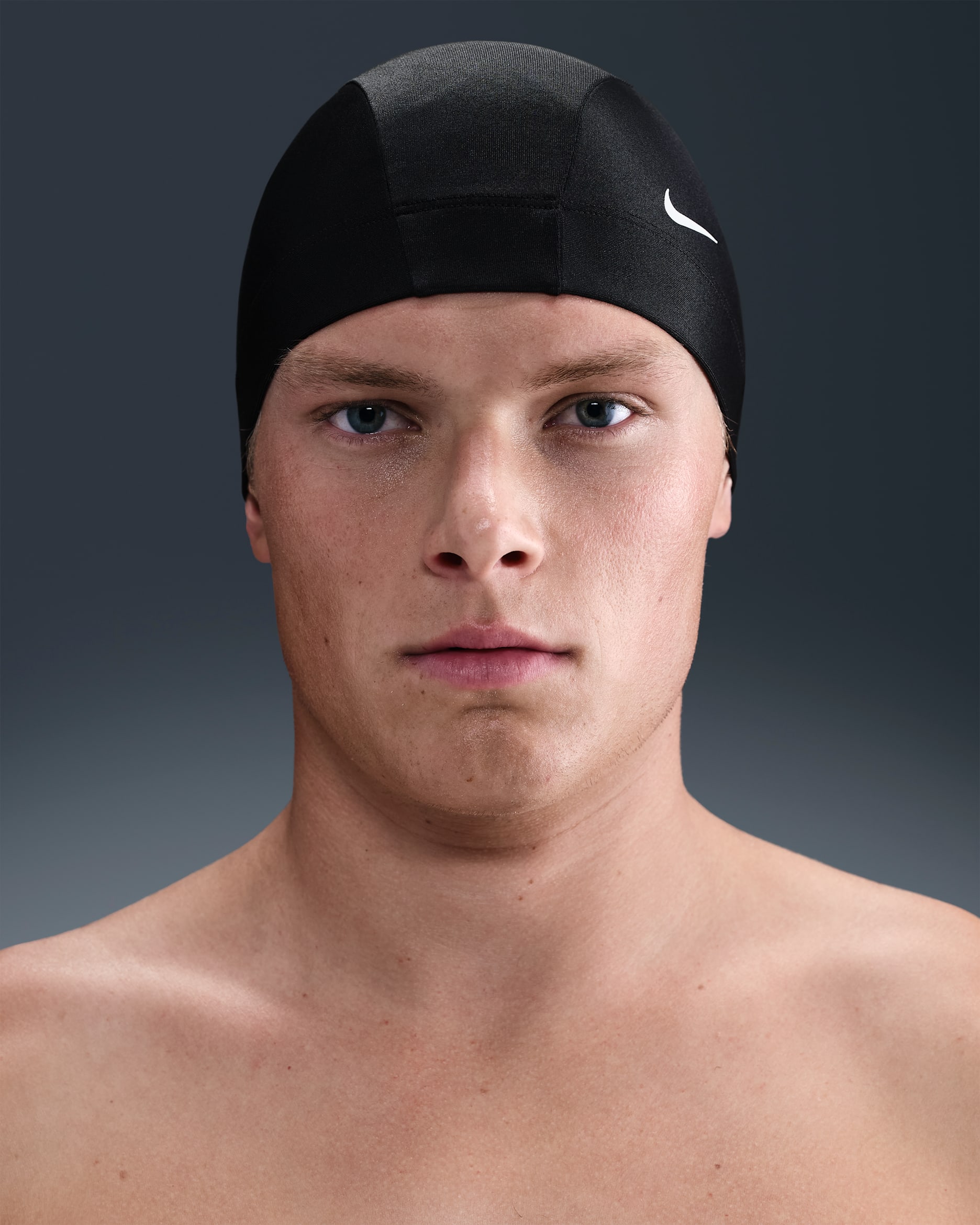 Gorra de natación Nike - Negro/Blanco