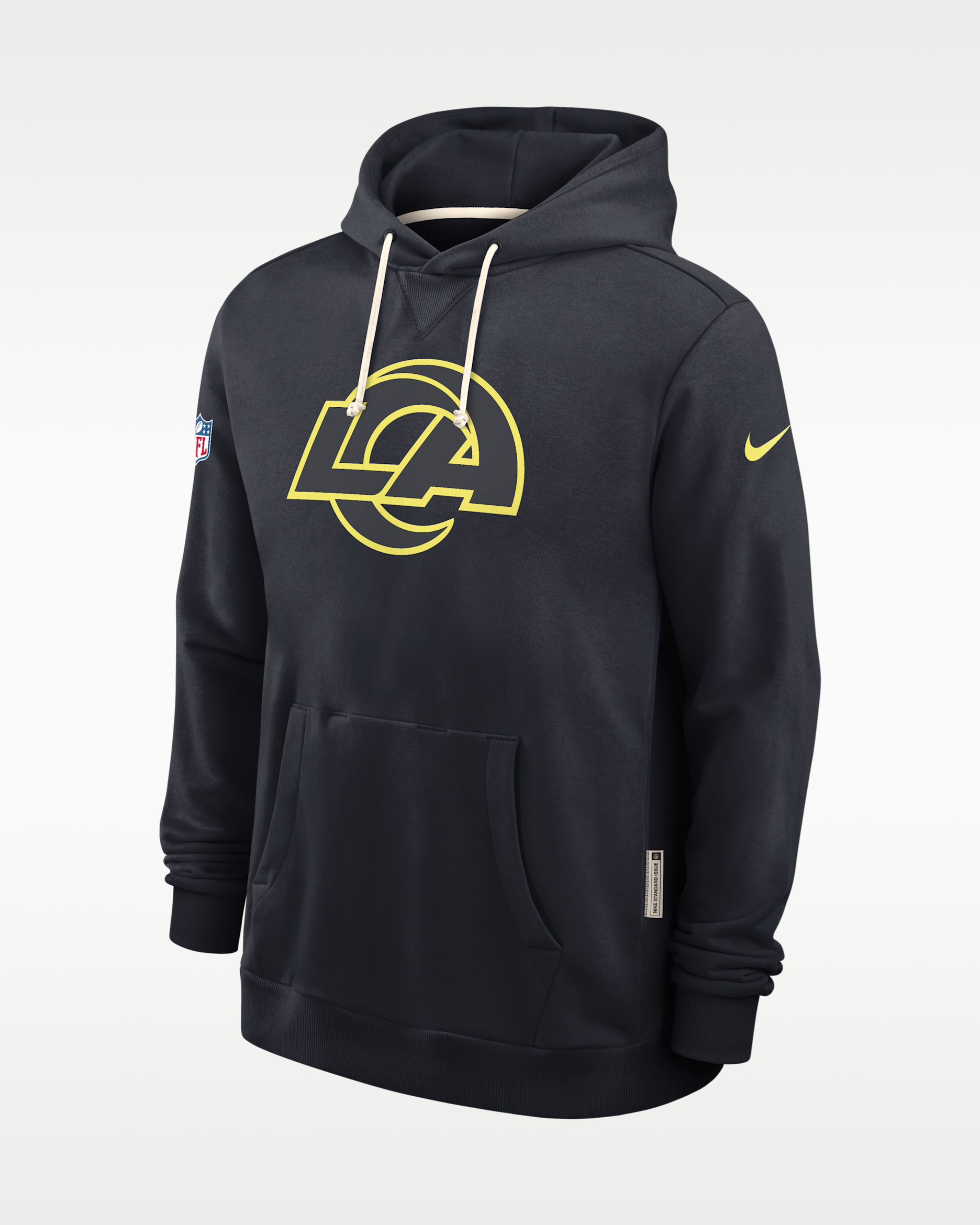 Los Angeles Rams Rivalries Collection Sideline Men's Nike Dri-FIT NFL Pullover Hoodie - Navy