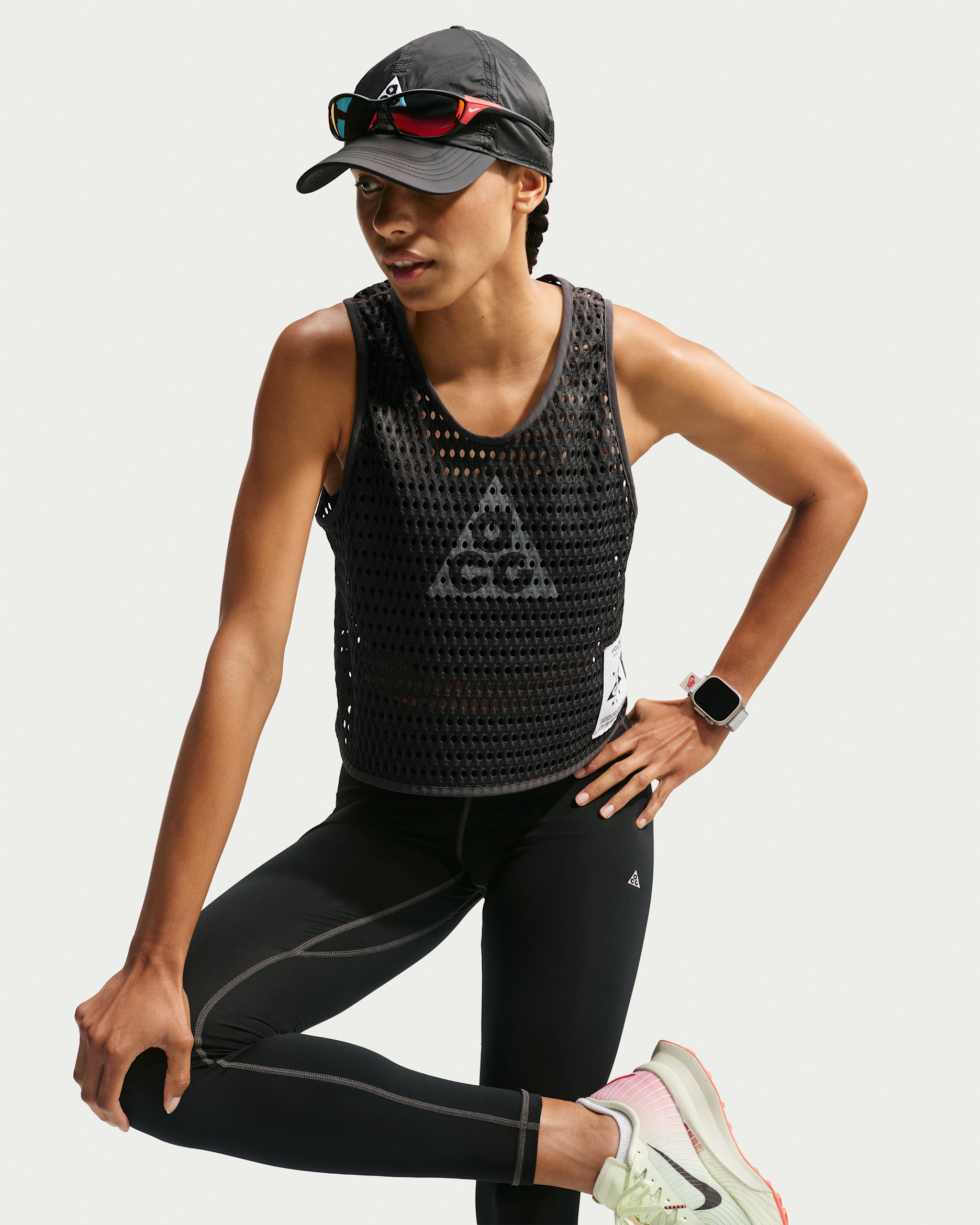 ACG Radical AirFlow Women's Dri-FIT Trail Running Tank Top - Anthracite/Cool Grey