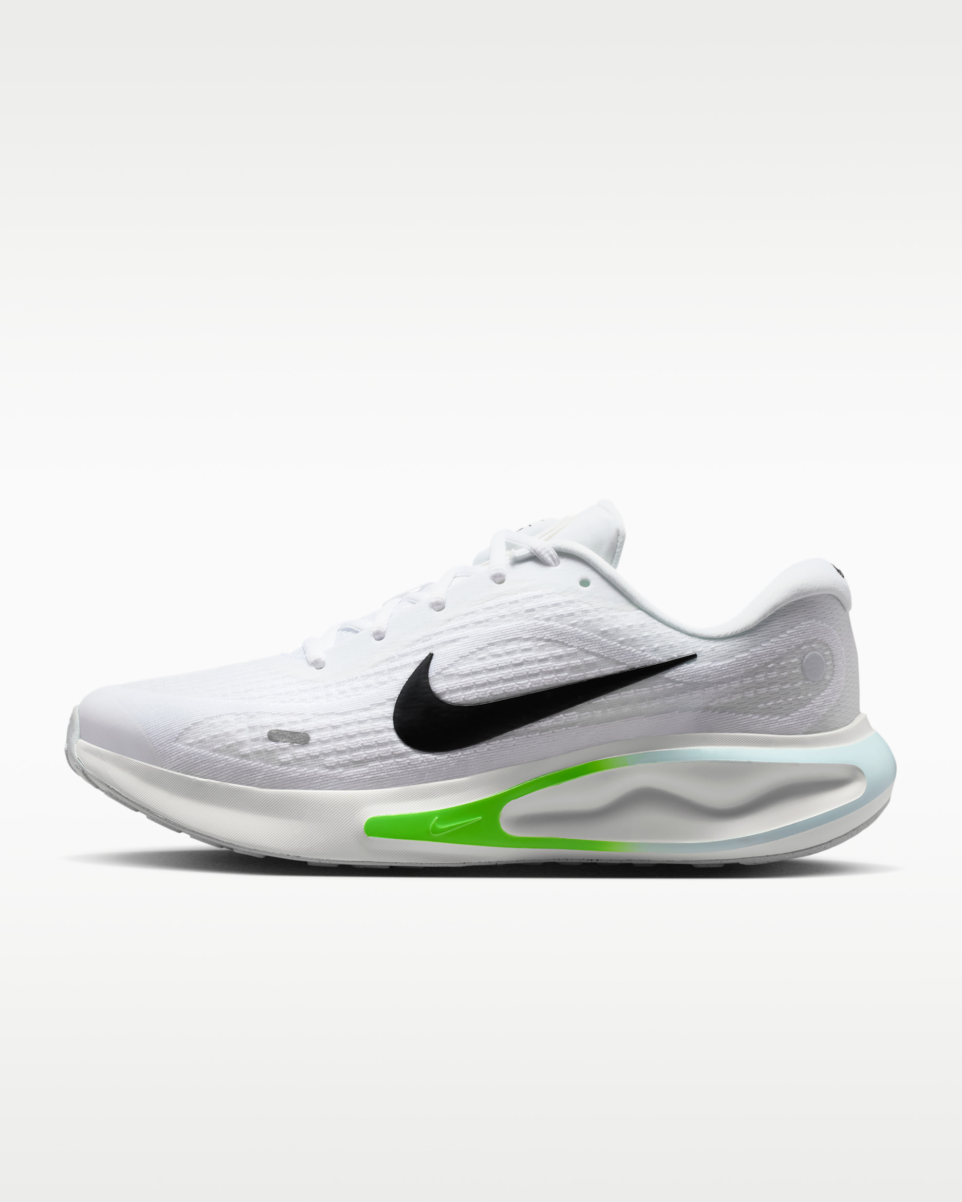 Tenis de correr en pavimento para hombre Nike Journey Run - Blanco/Verde strike/Azul glacial/Negro