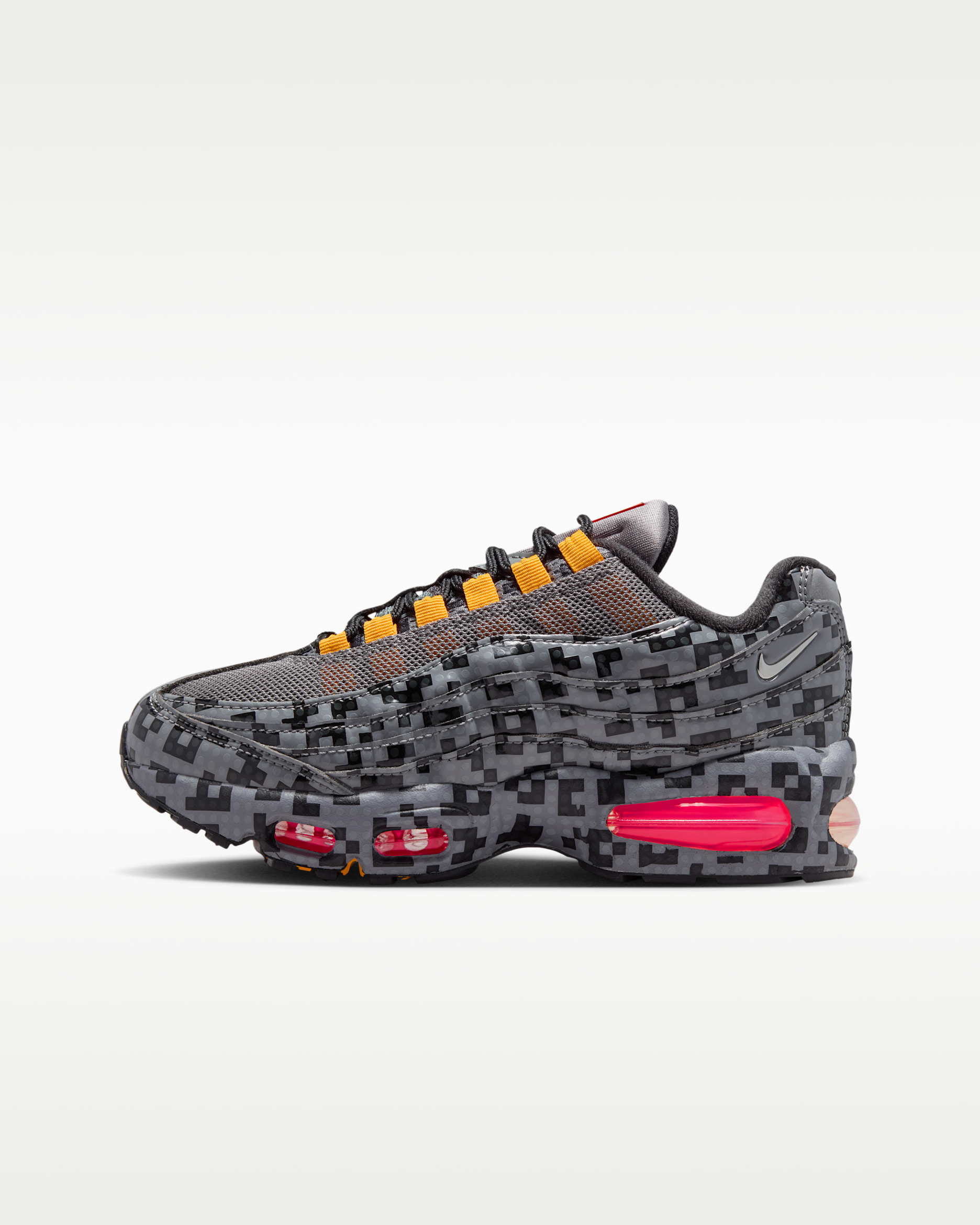 Nike Air Max 95 x LEGO® Collection Older Kids' Shoes - Smoke Grey/Black/University Gold/Metallic Silver