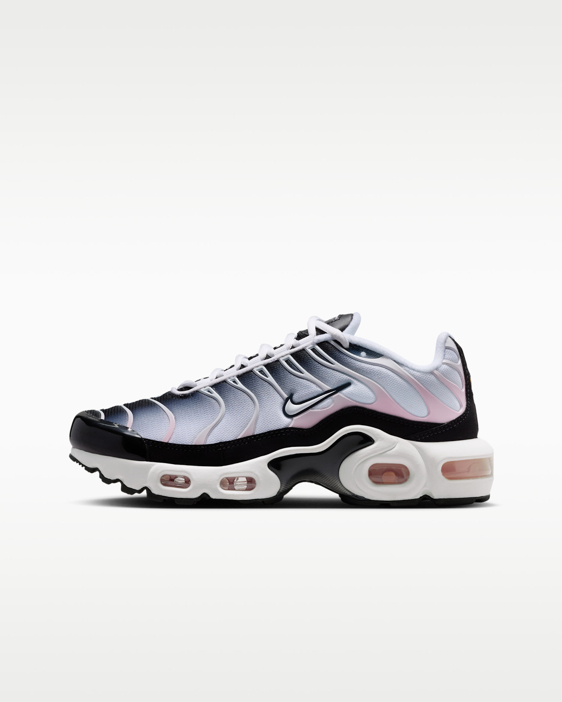 Nike Air Max Plus Zapatillas - Niño/a - Negro/Anthracite/Pink Foam/Blanco