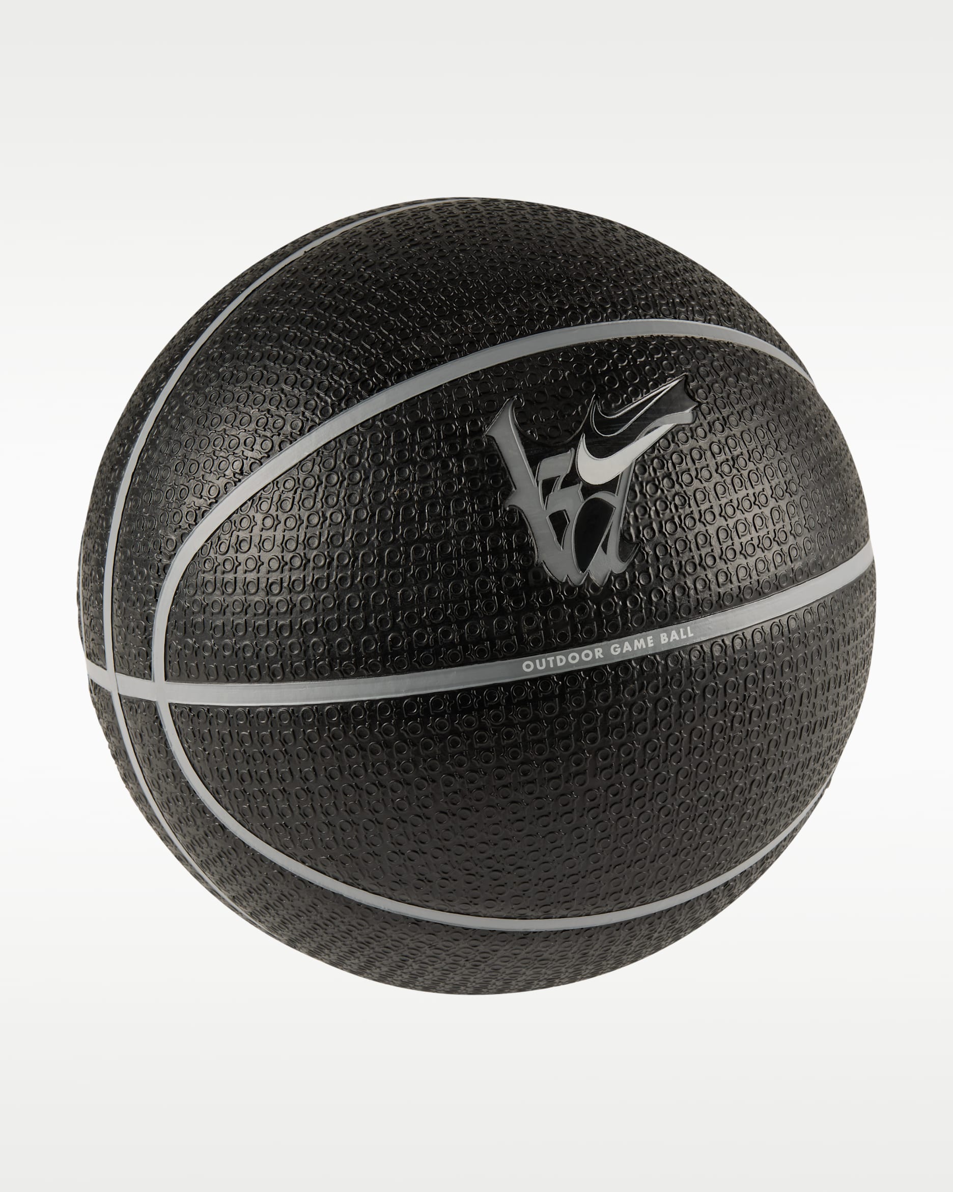 Kevin Durant Playground Nike Basketball (8 Panel) - Black/Wolf Grey/White