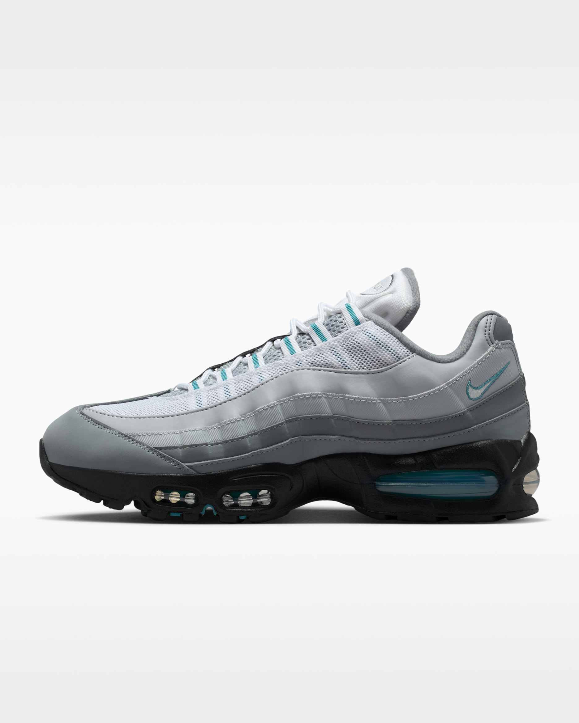Chaussure Nike Air Max 95 Big Bubble pour homme - Cool Grey/Mineral Teal/Wolf Grey/Metallic Silver